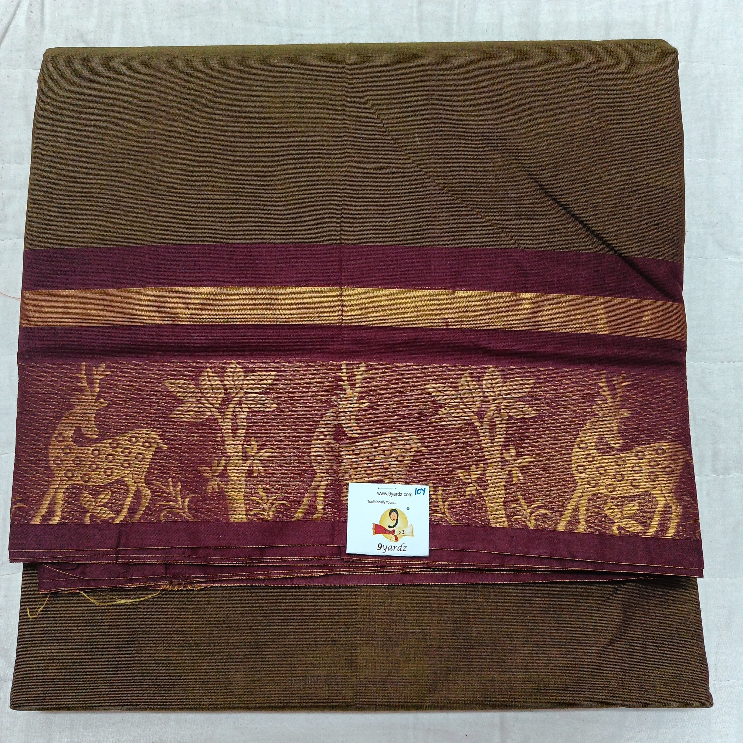 Arupukottai cotton 10 yards madisar