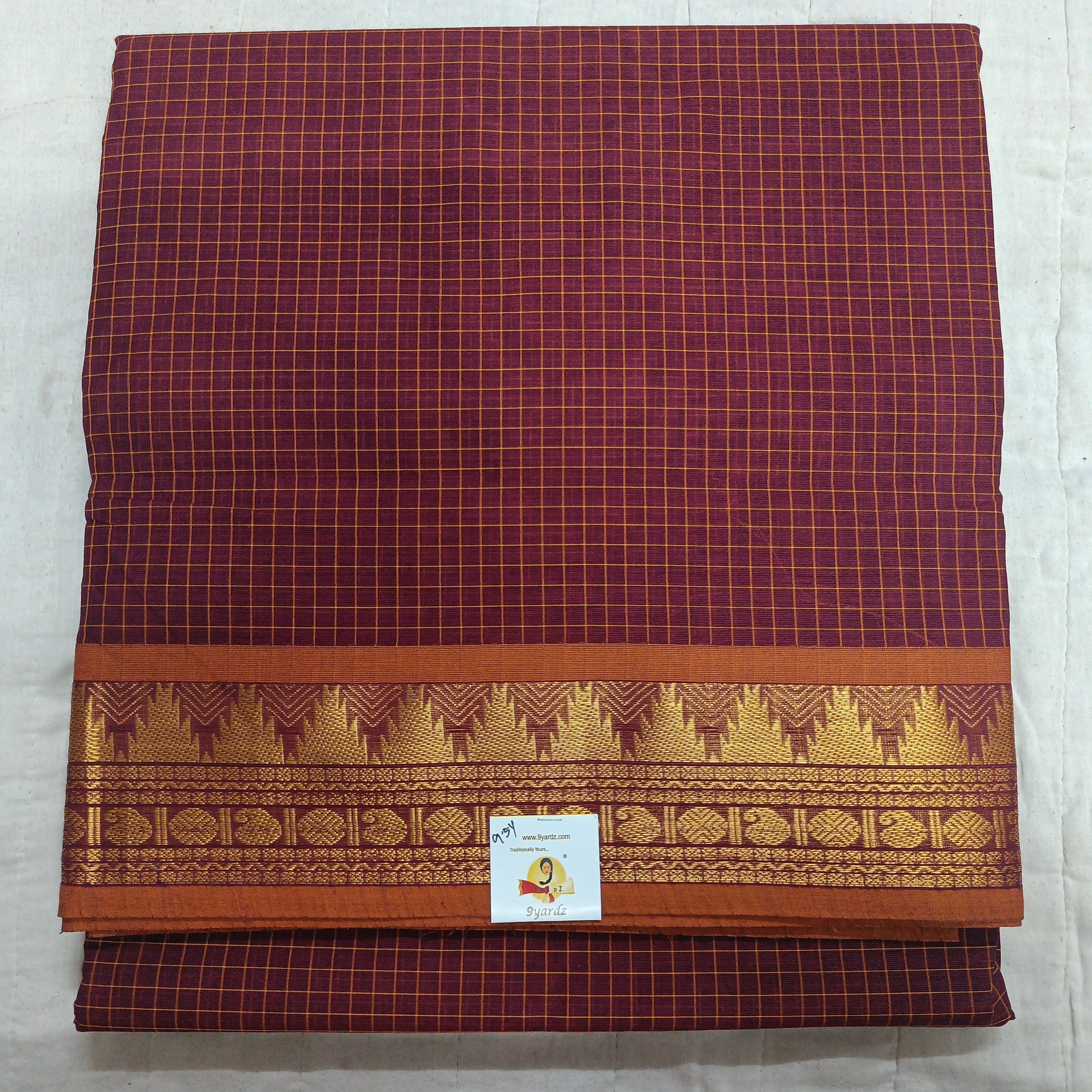 Pure cotton madisar 9.5 yardz