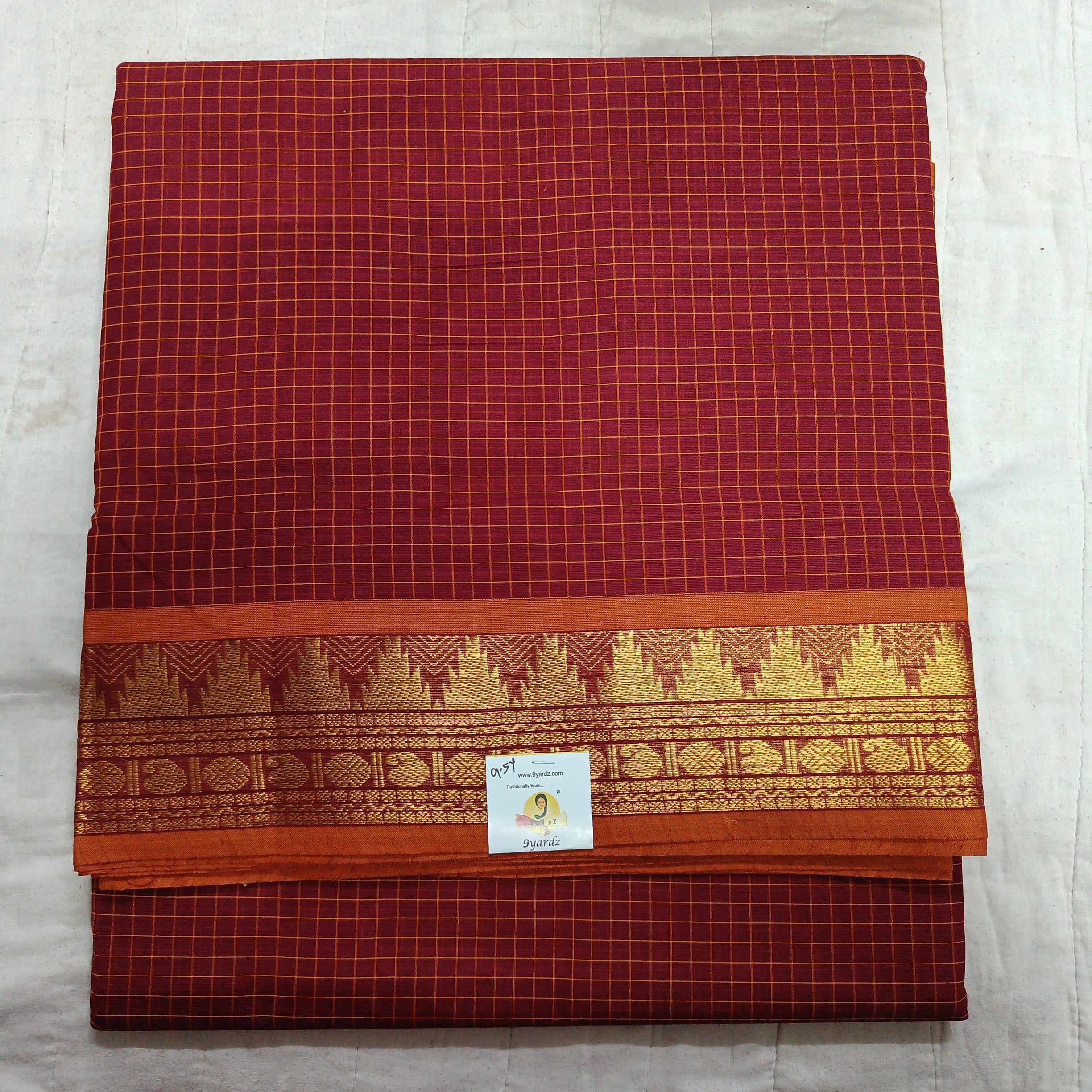 Pure cotton madisar 9.5 yardz