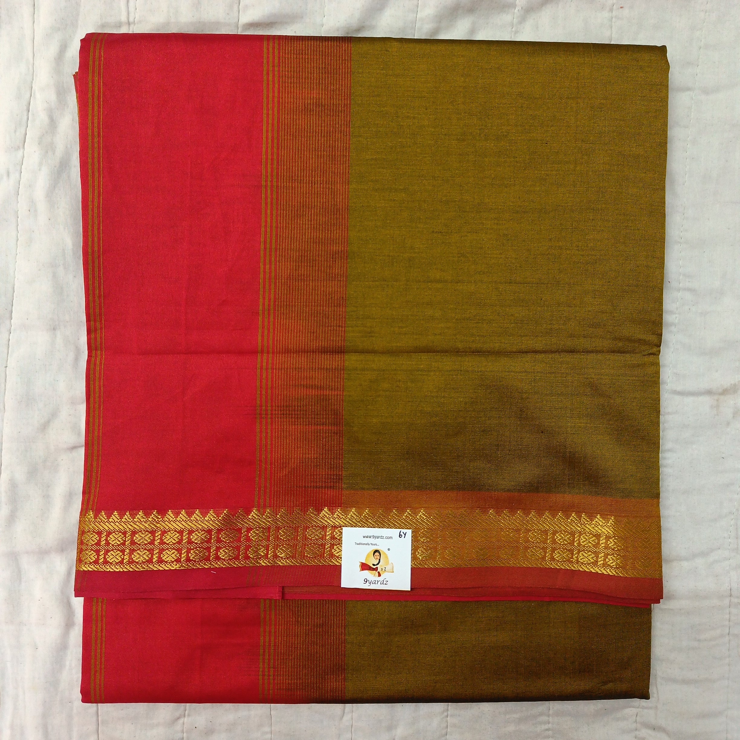 Semi silk plain 6Yards