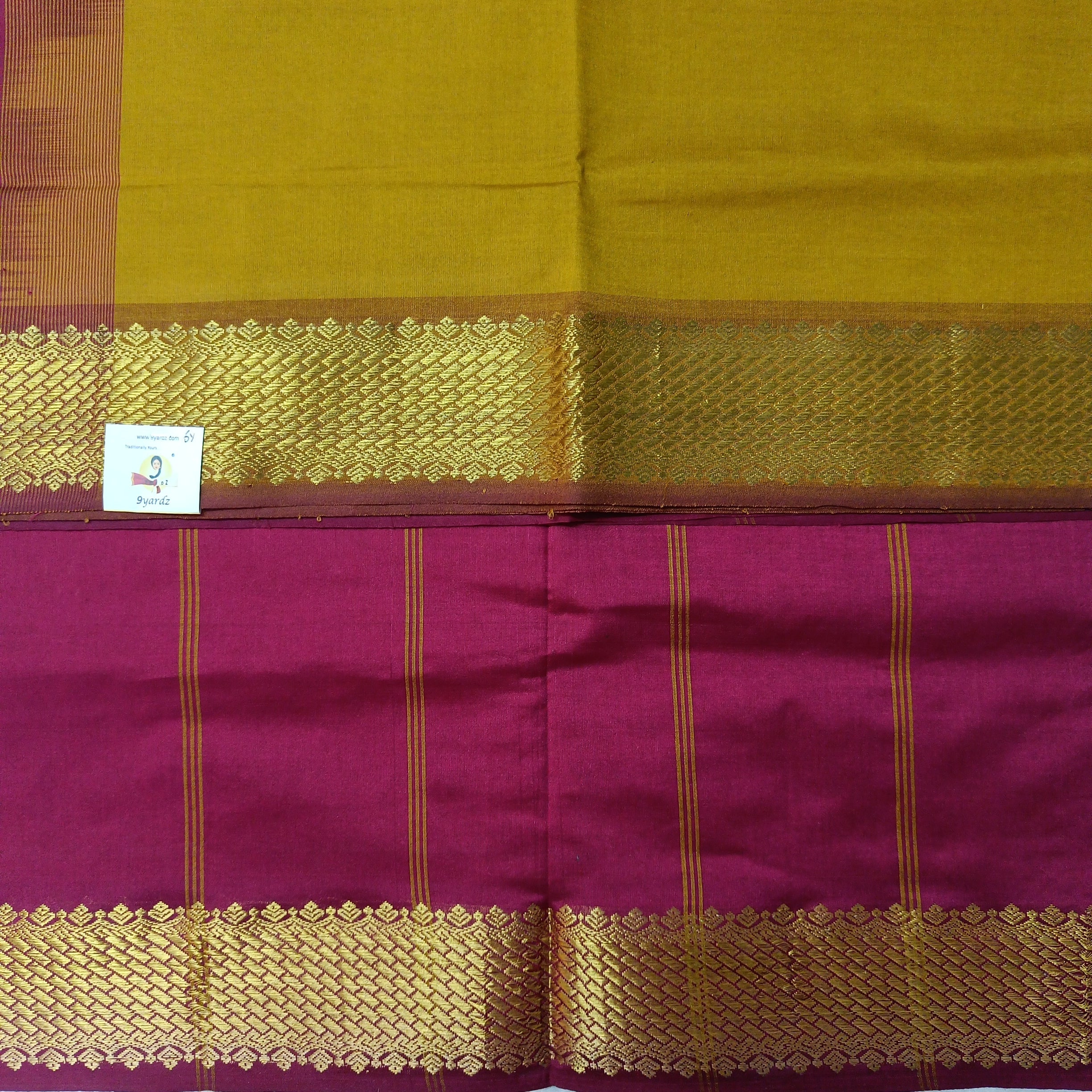 Semi silk plain 6Yards
