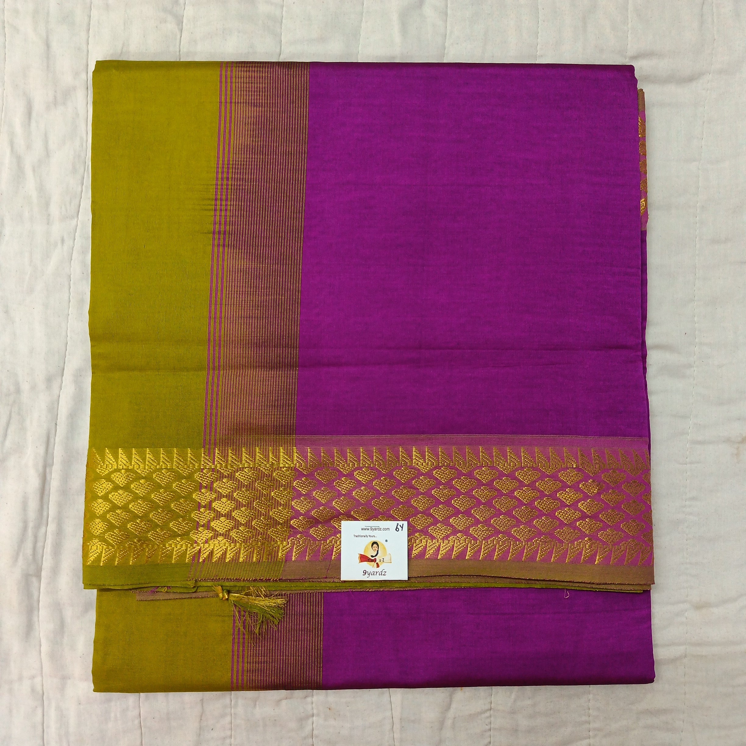 Semi silk plain 6Yards