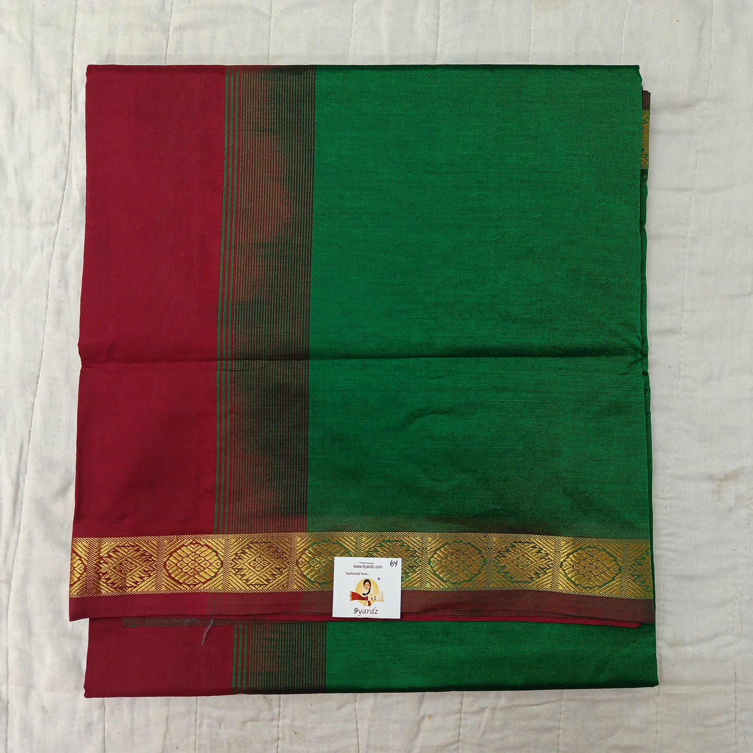 Semi silk plain 6Yards