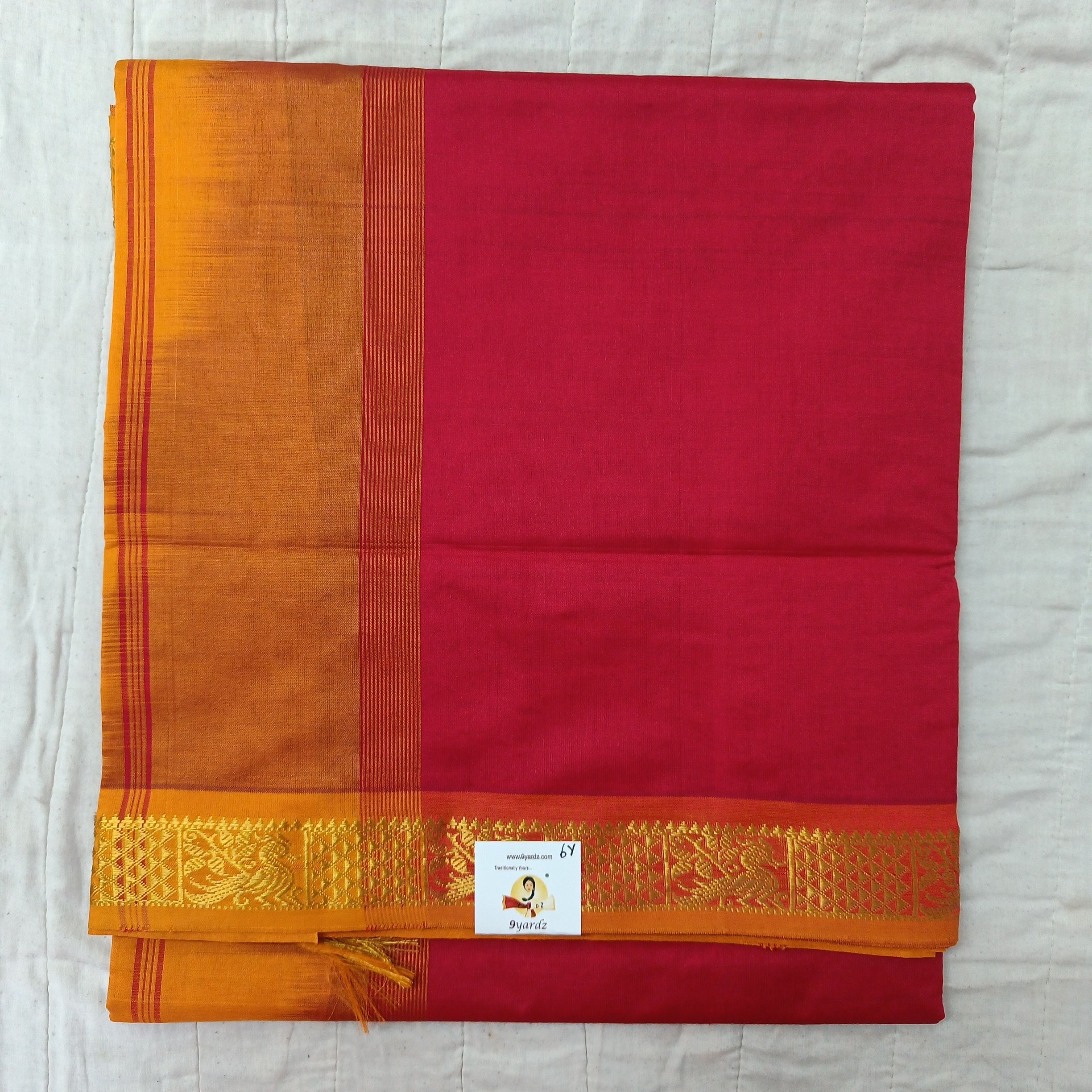 Semi silk plain 6Yards