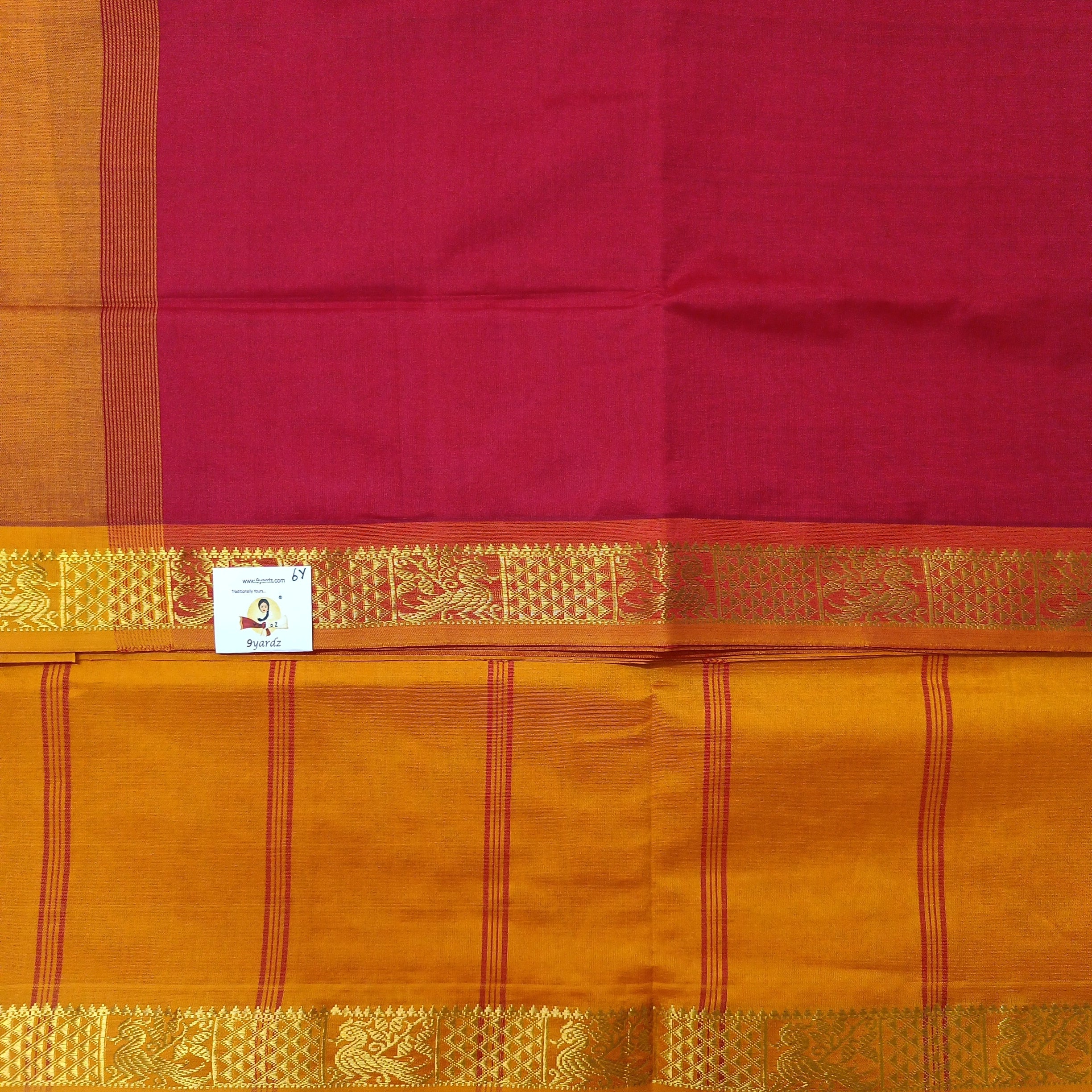 Semi silk plain 6Yards