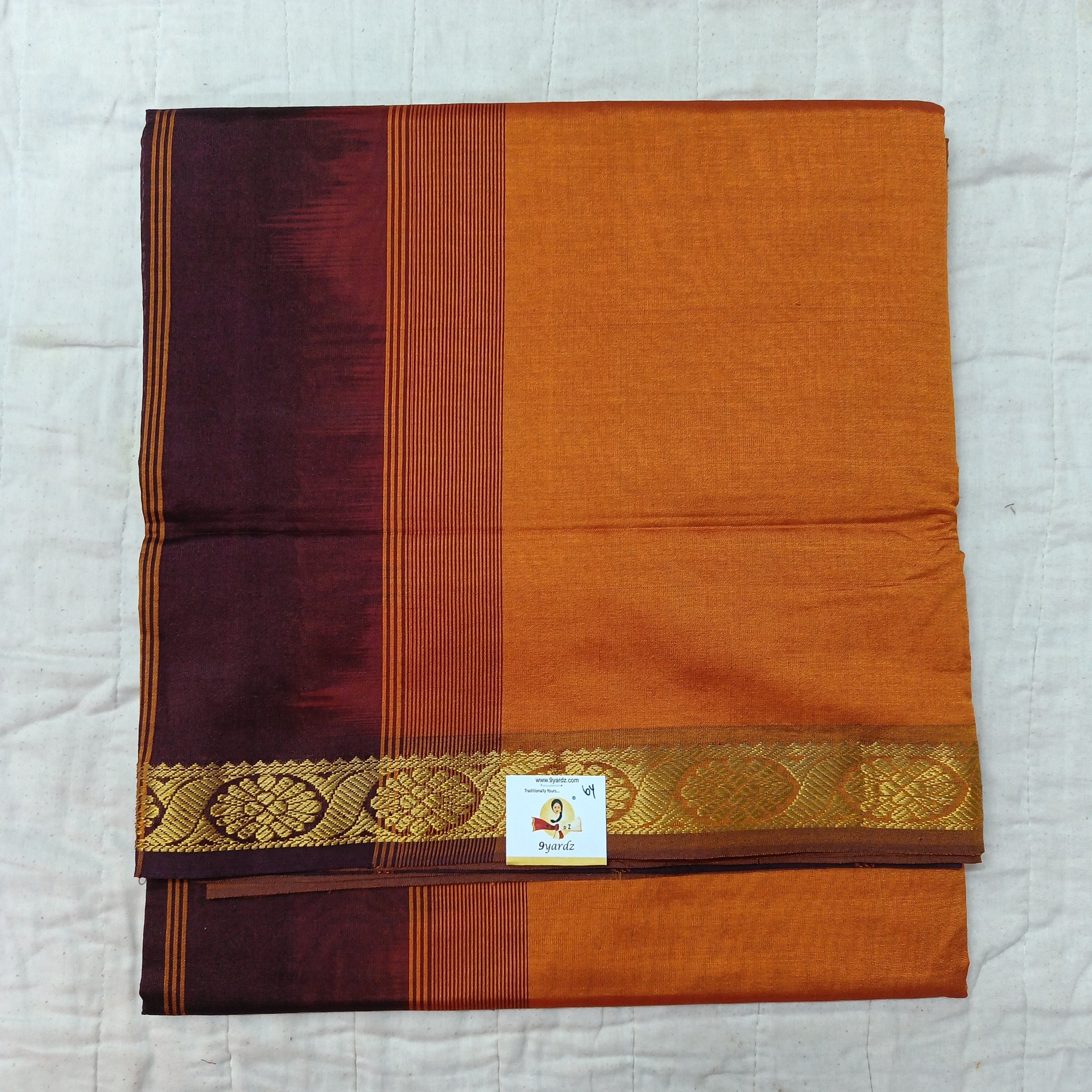 Semi silk plain 6Yards
