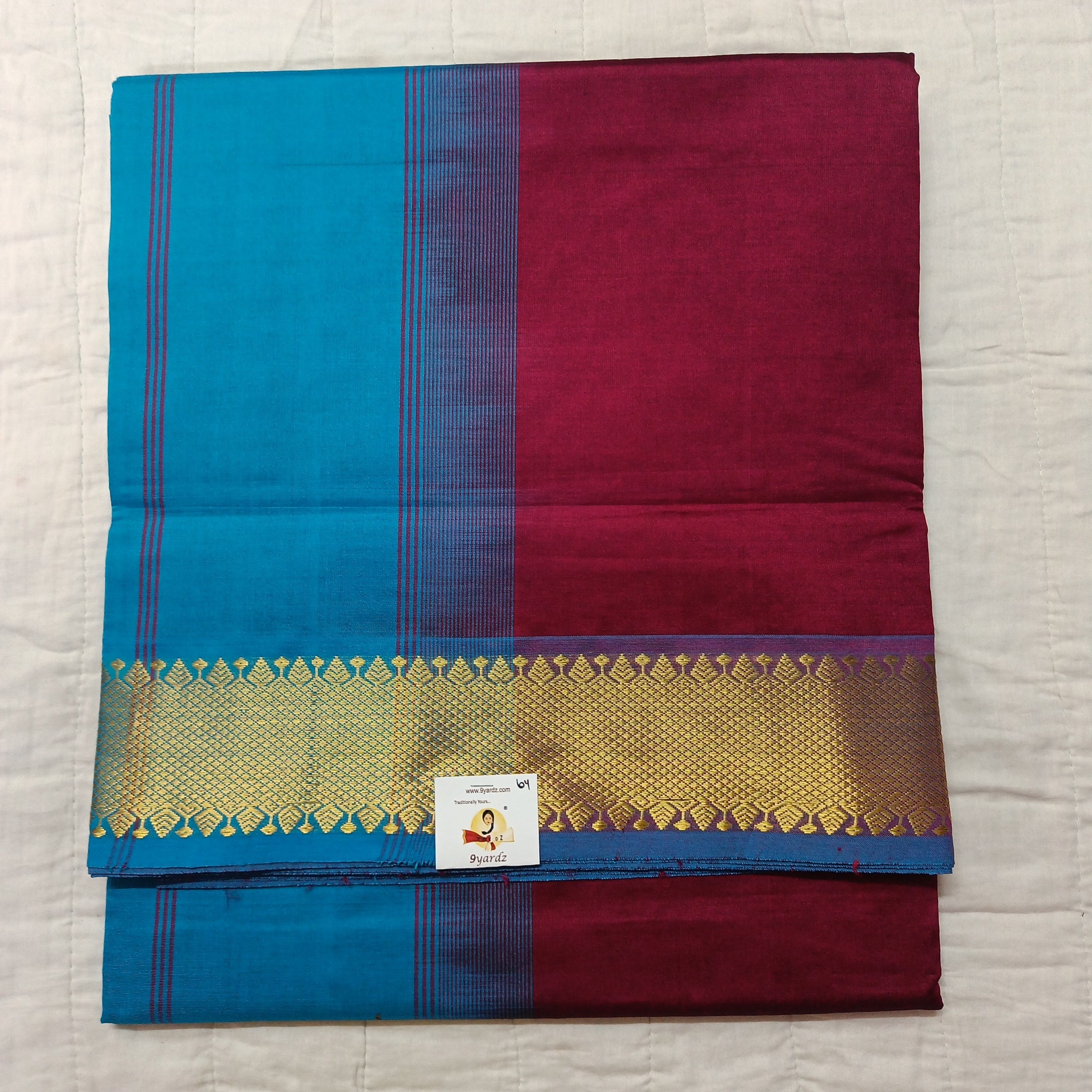 Semi silk plain 6Yards