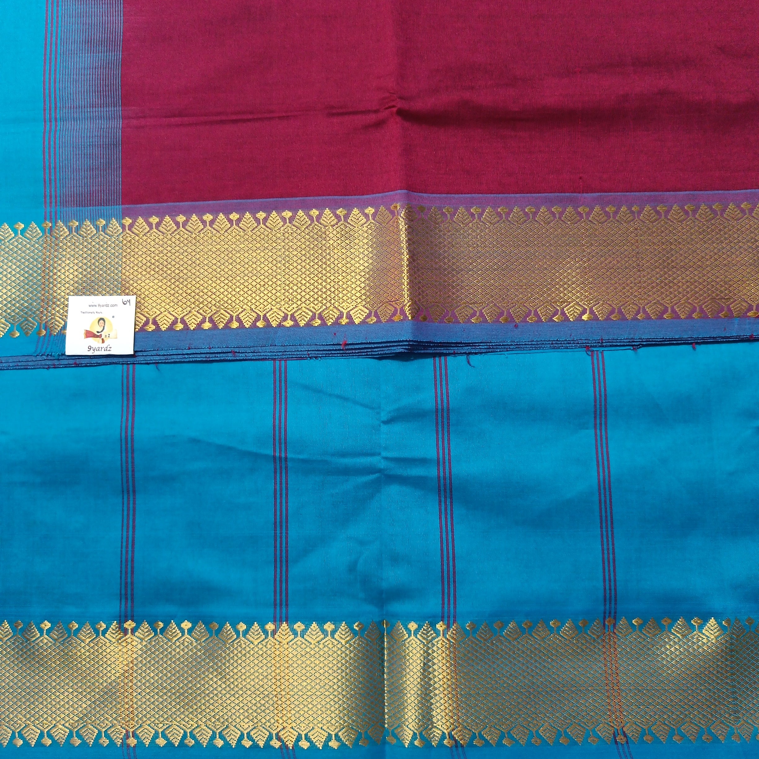 Semi silk plain 6Yards
