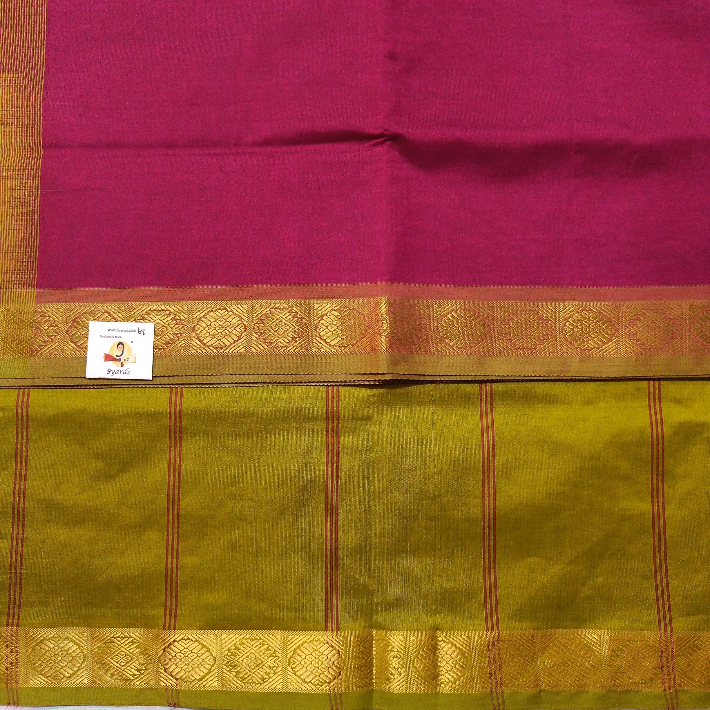Semi silk plain 6Yards