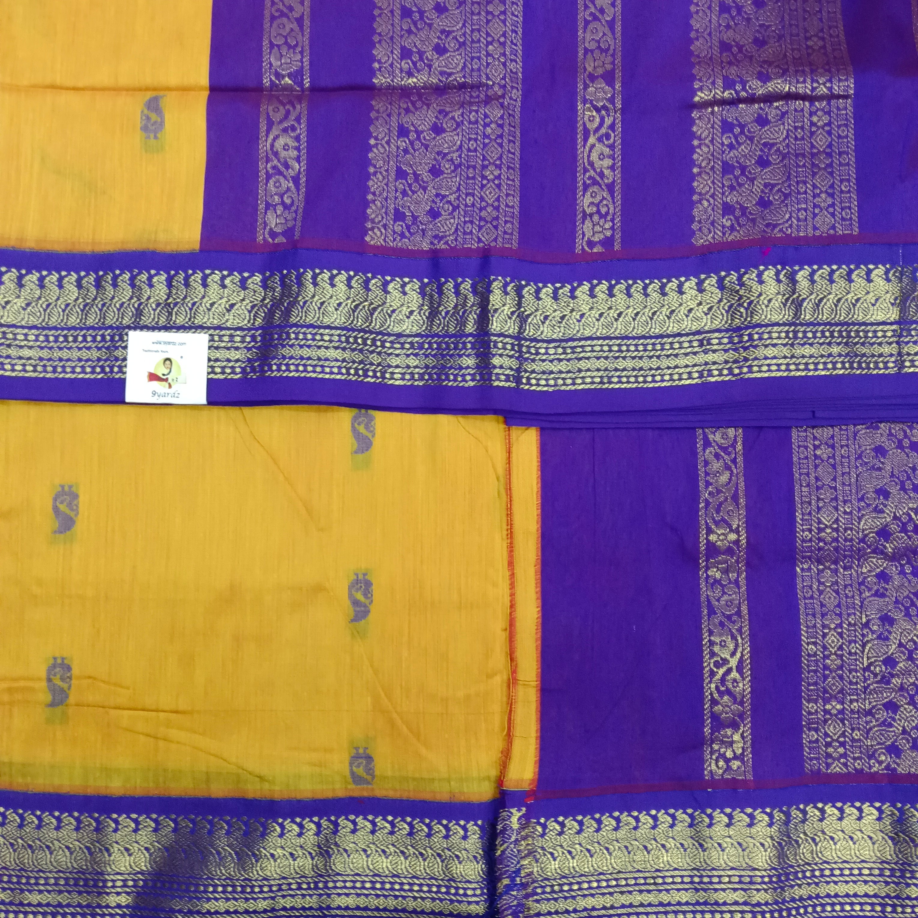 Kalyani Cotton Butta  9.5yards