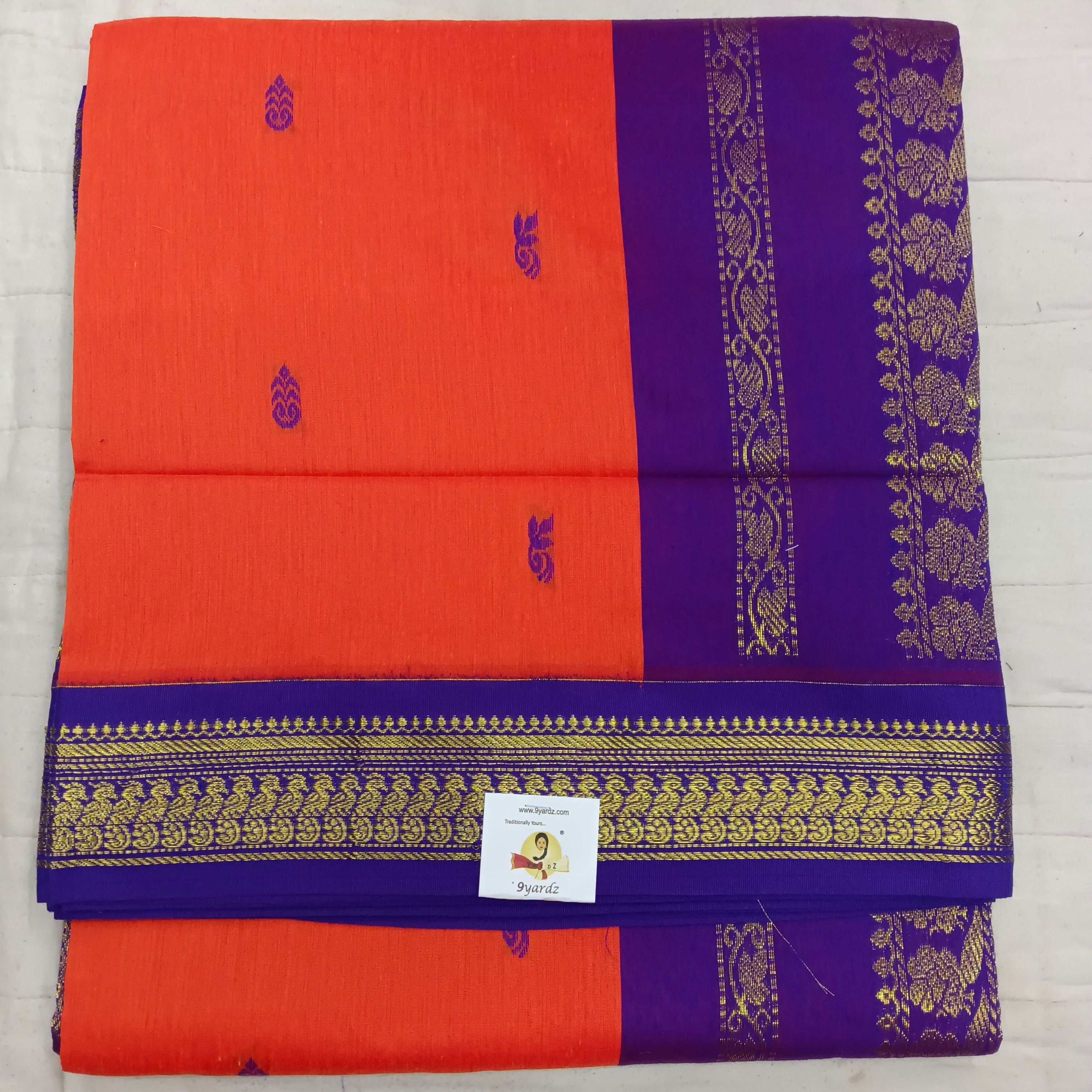 Kalyani Cotton Butta  9.5yards