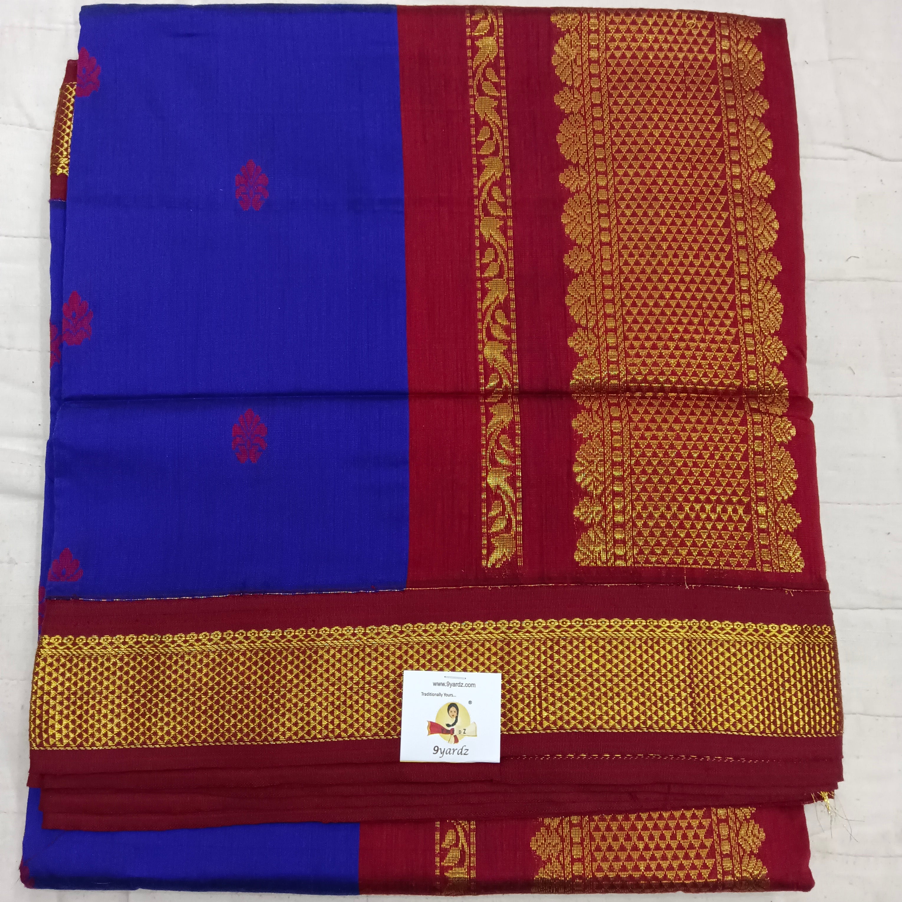 Kalyani Cotton Butta  9.5yards