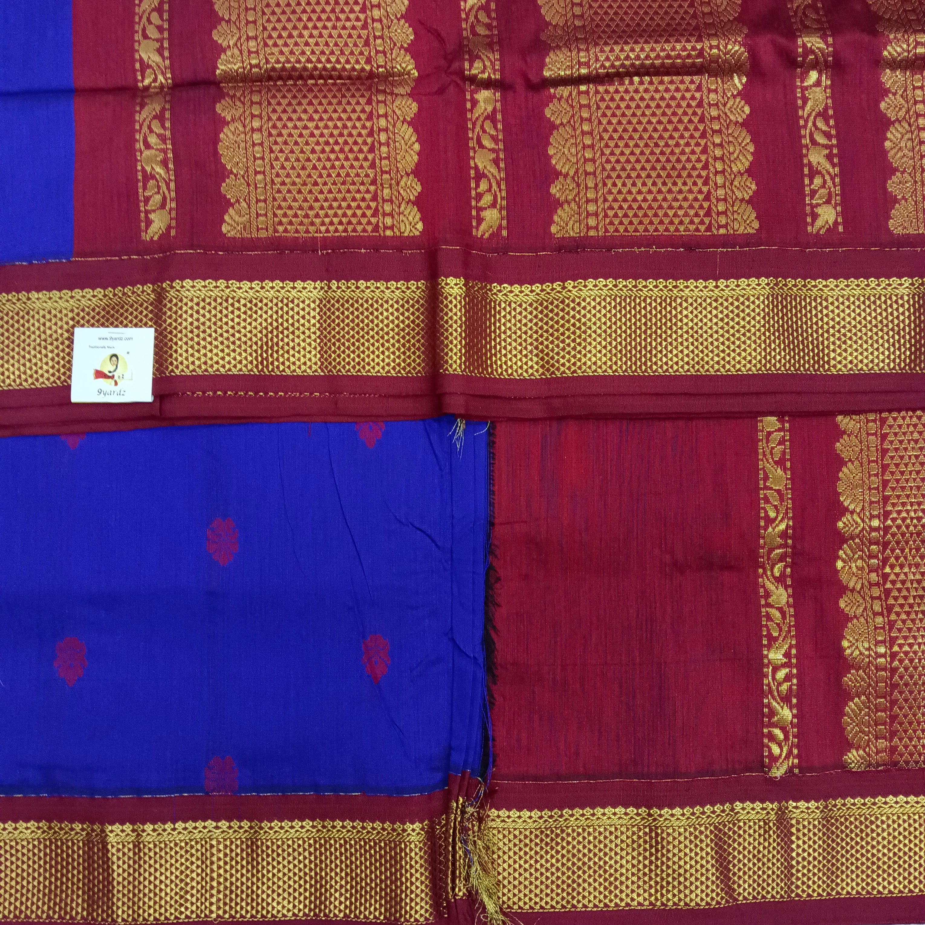 Kalyani Cotton Butta  9.5yards