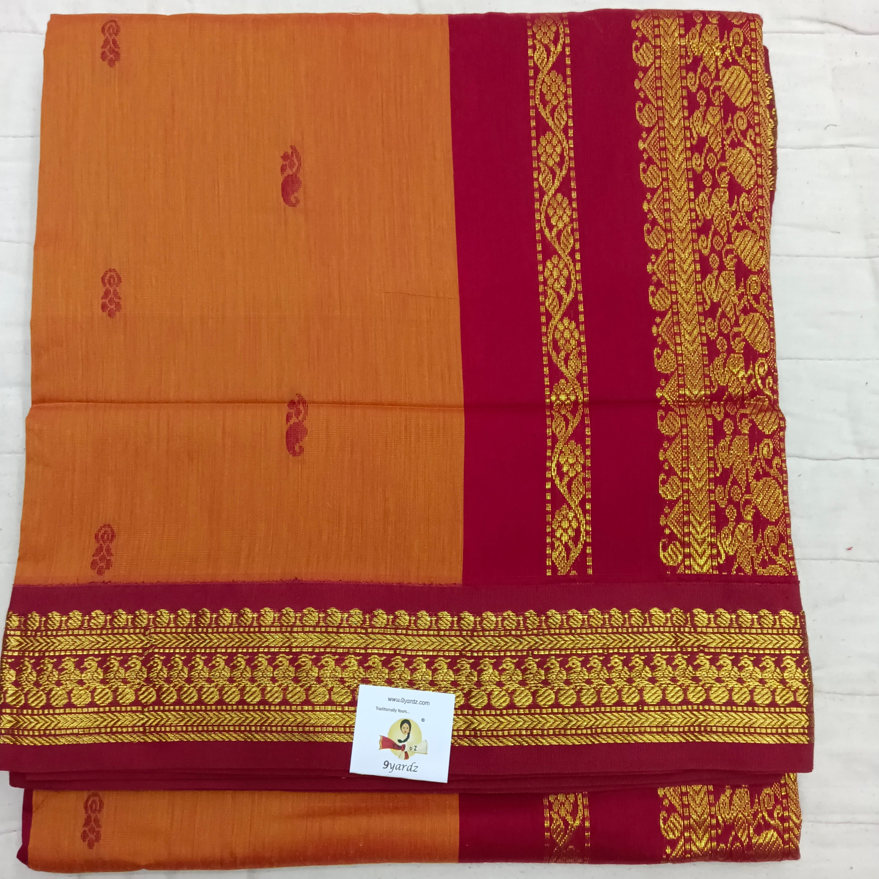 Kalyani Cotton Butta  9.5yards