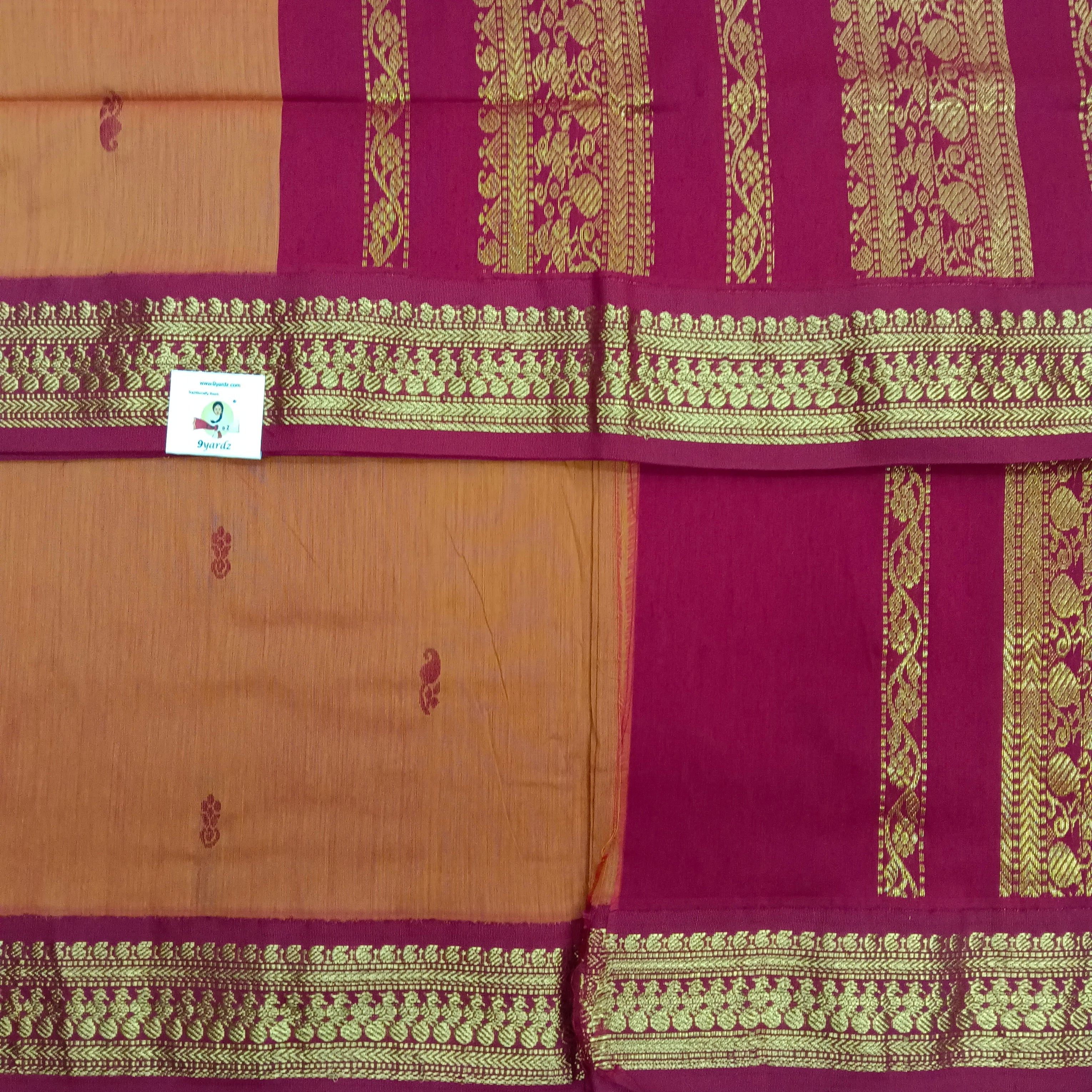 Kalyani Cotton Butta  9.5yards