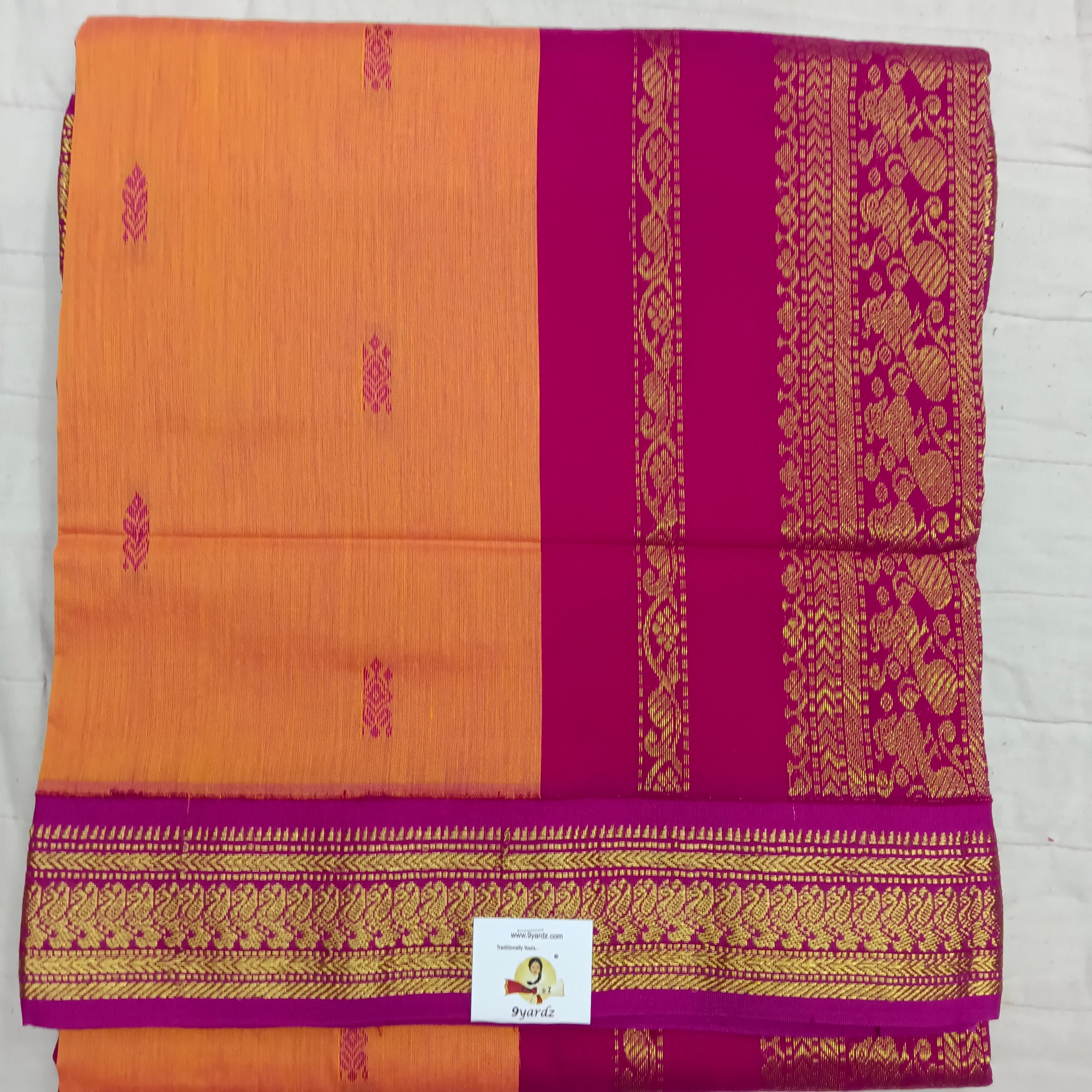 Kalyani Cotton Butta  9.5yards