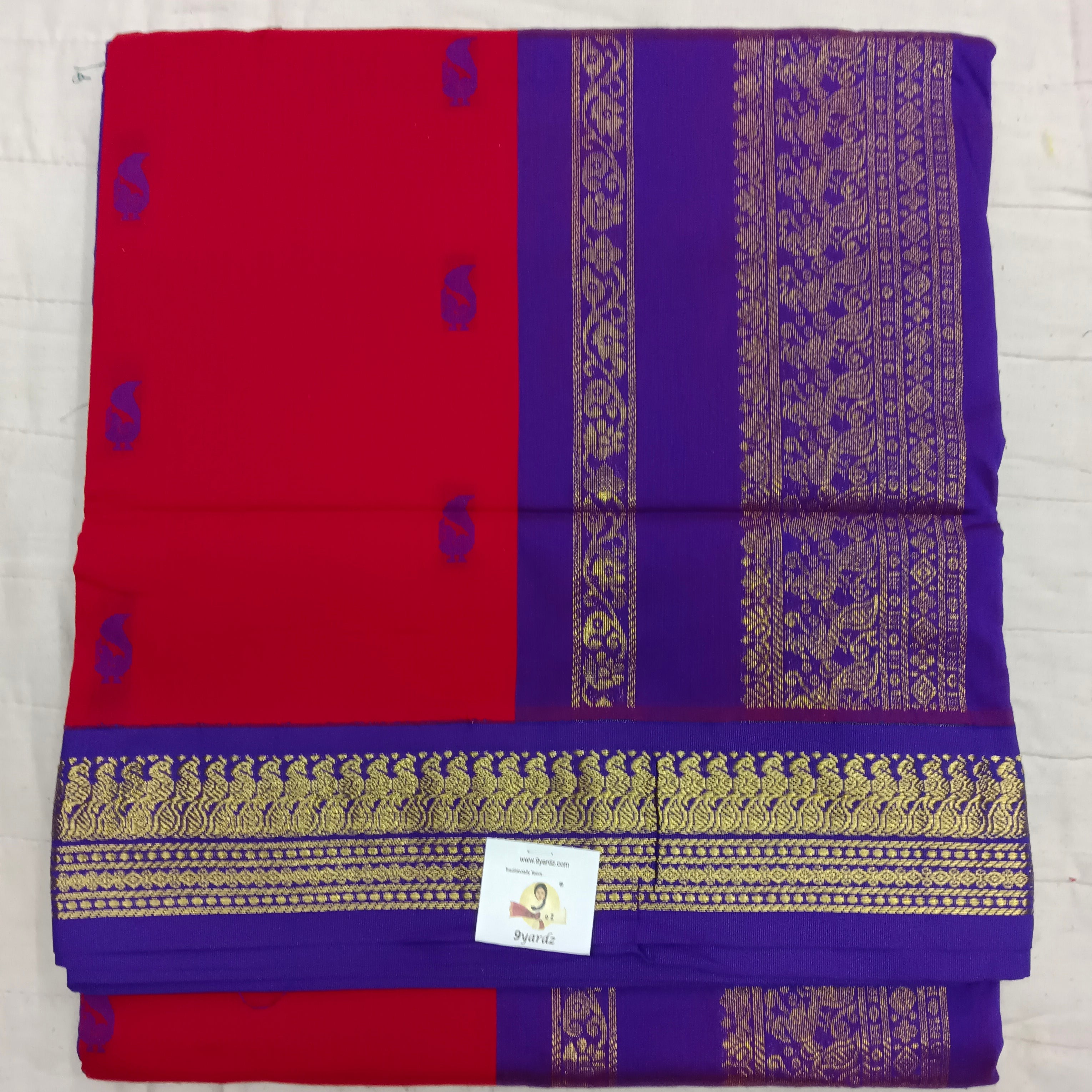 Kalyani Cotton Butta  9.5yards