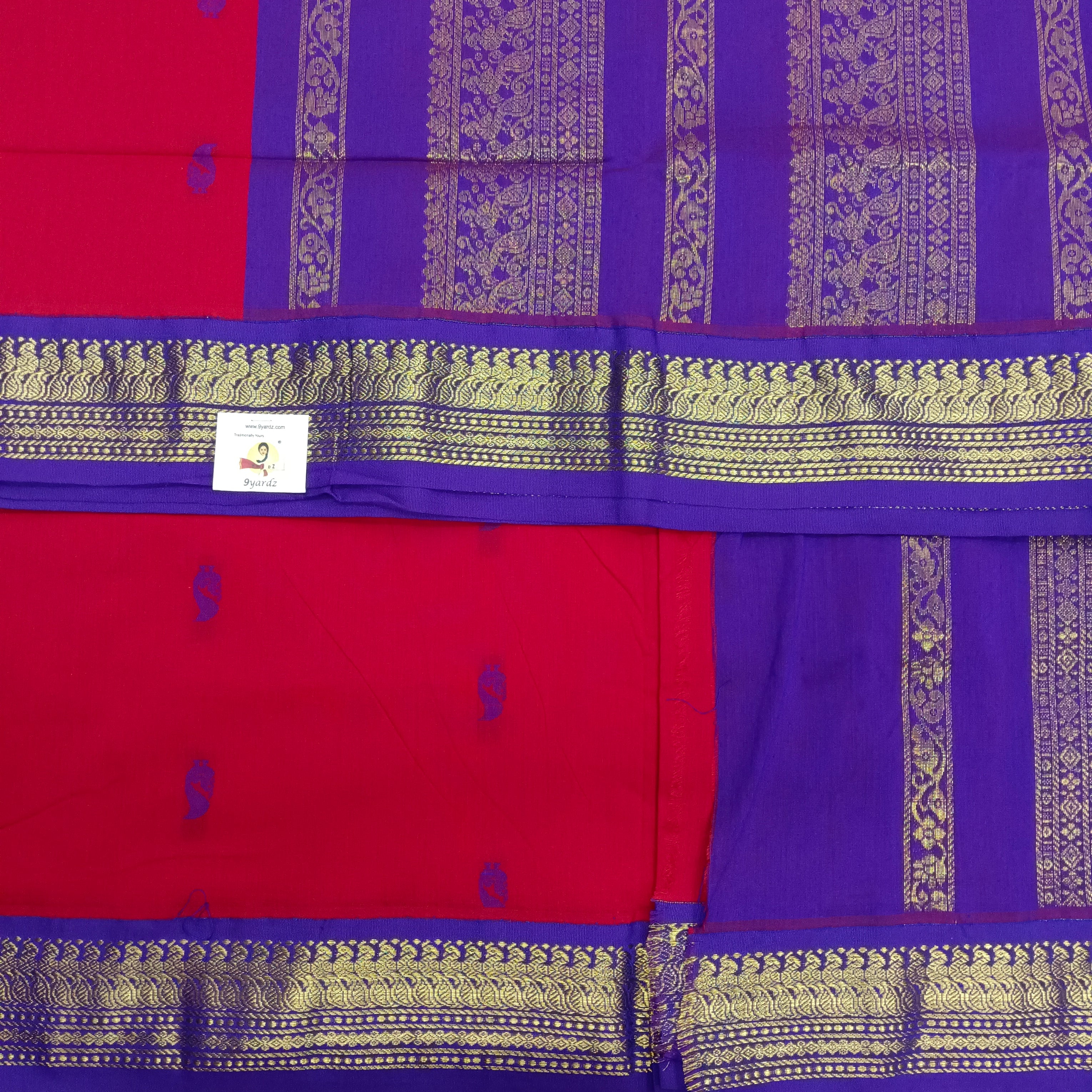 Kalyani Cotton Butta  9.5yards