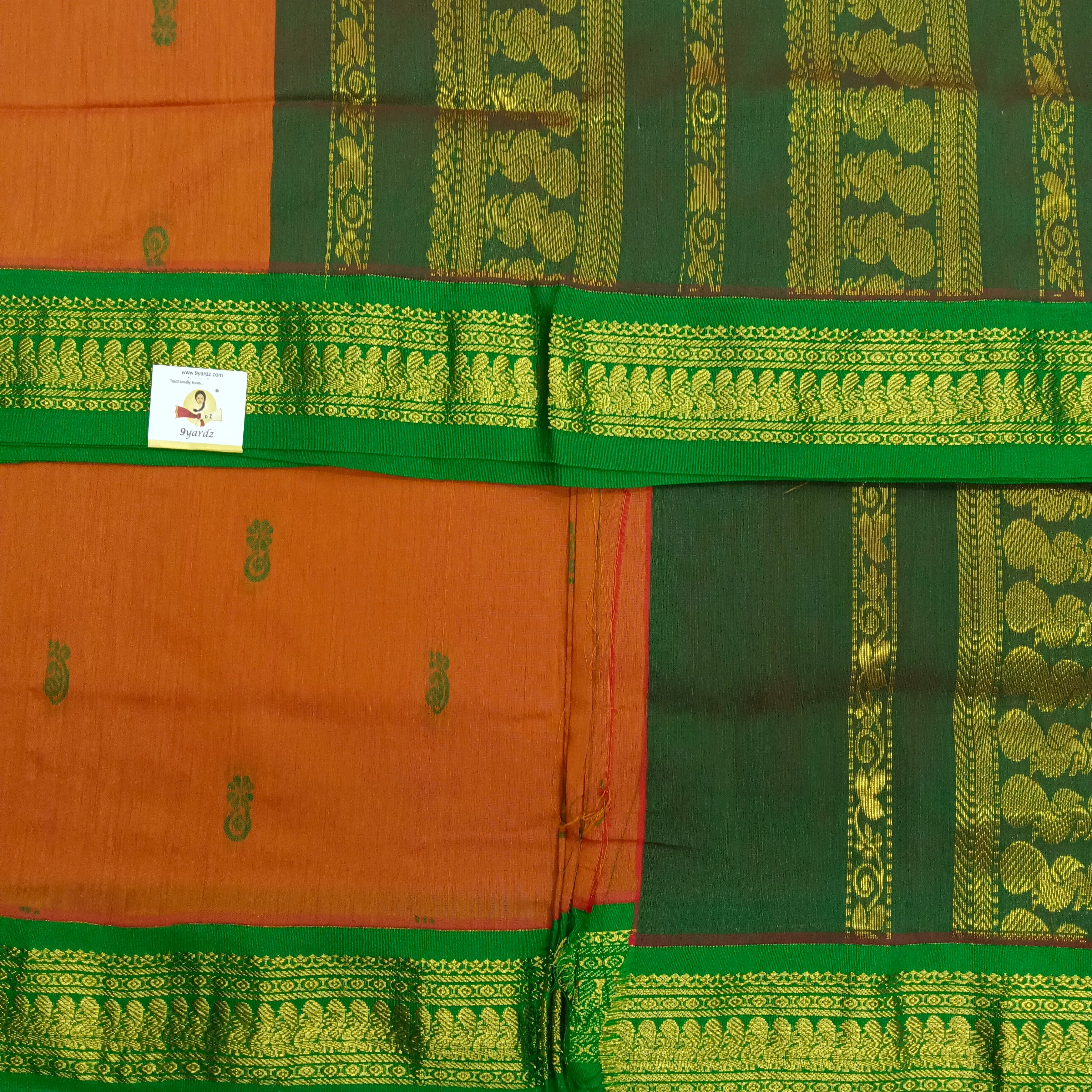 Kalyani Cotton Butta  9.5yards