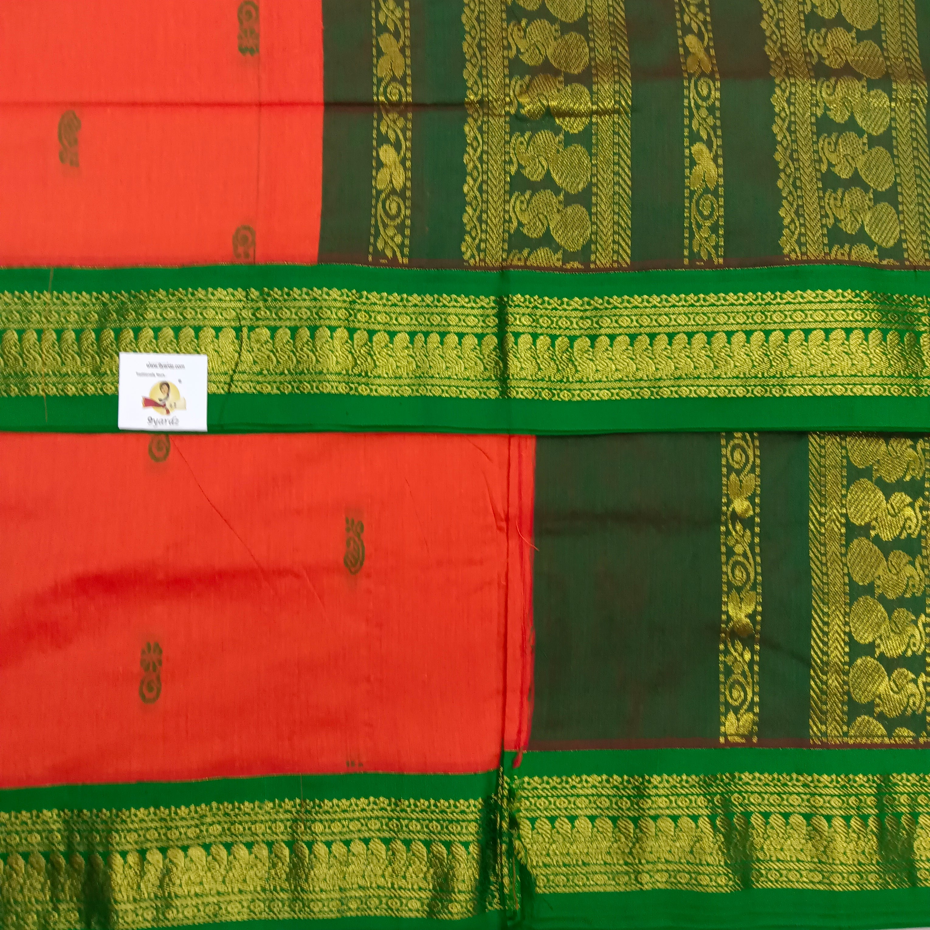 Kalyani Cotton Butta  9.5yards