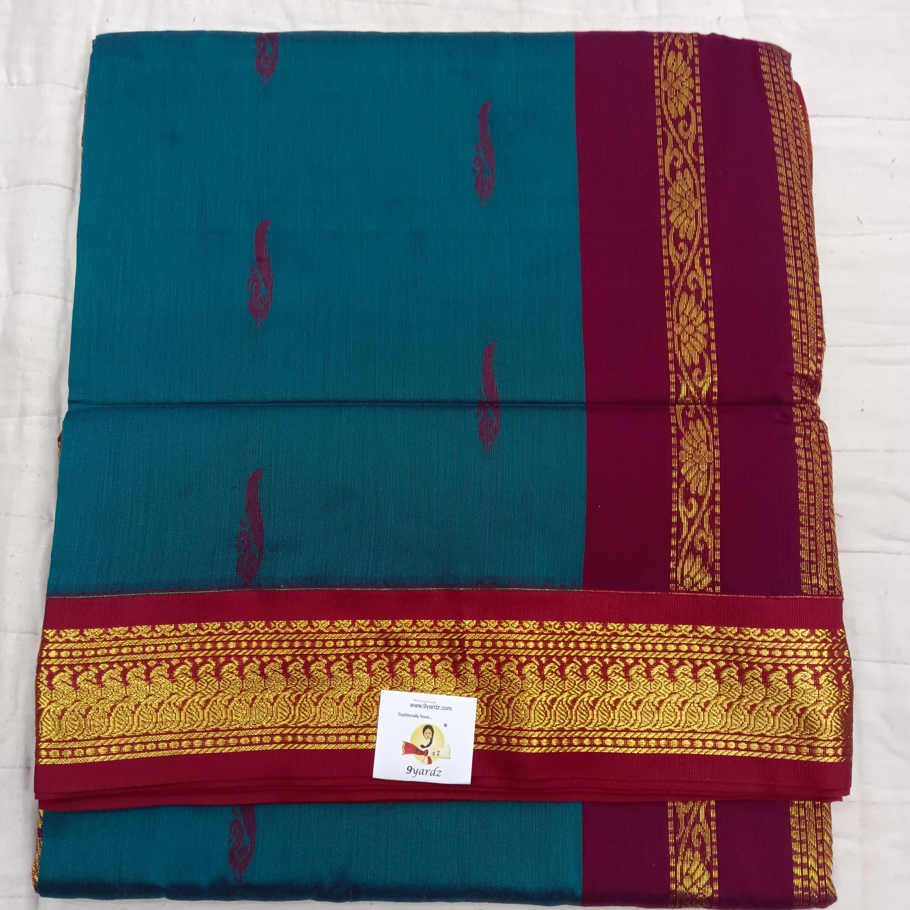 Kalyani Cotton Butta  9.5yards
