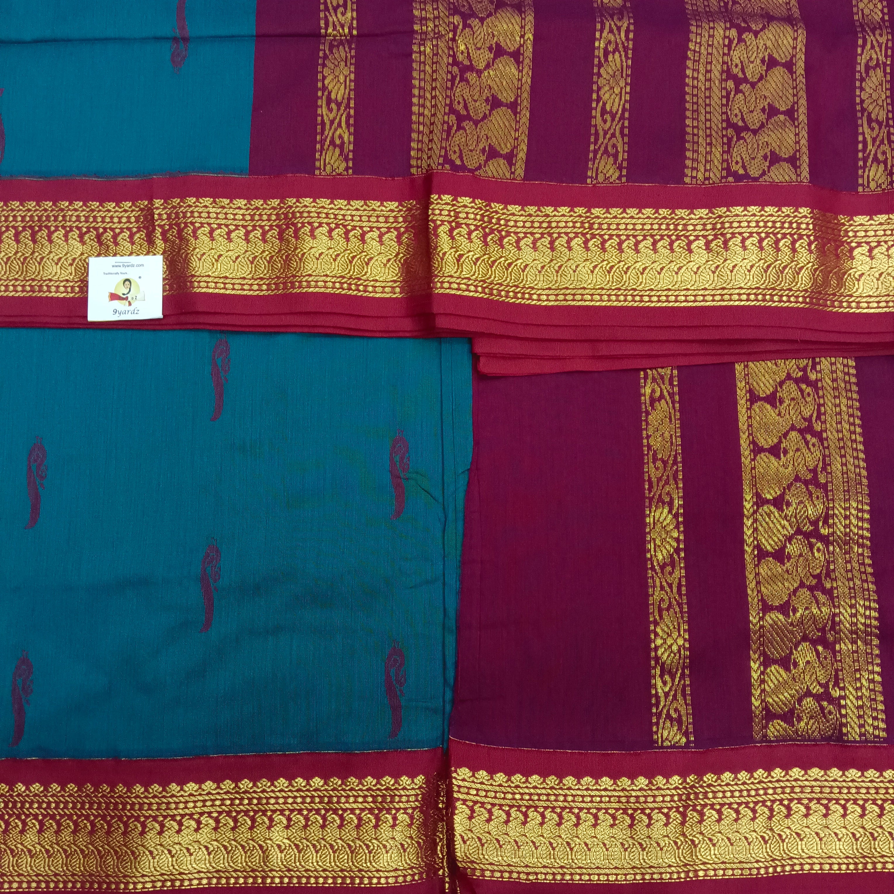 Kalyani Cotton Butta  9.5yards