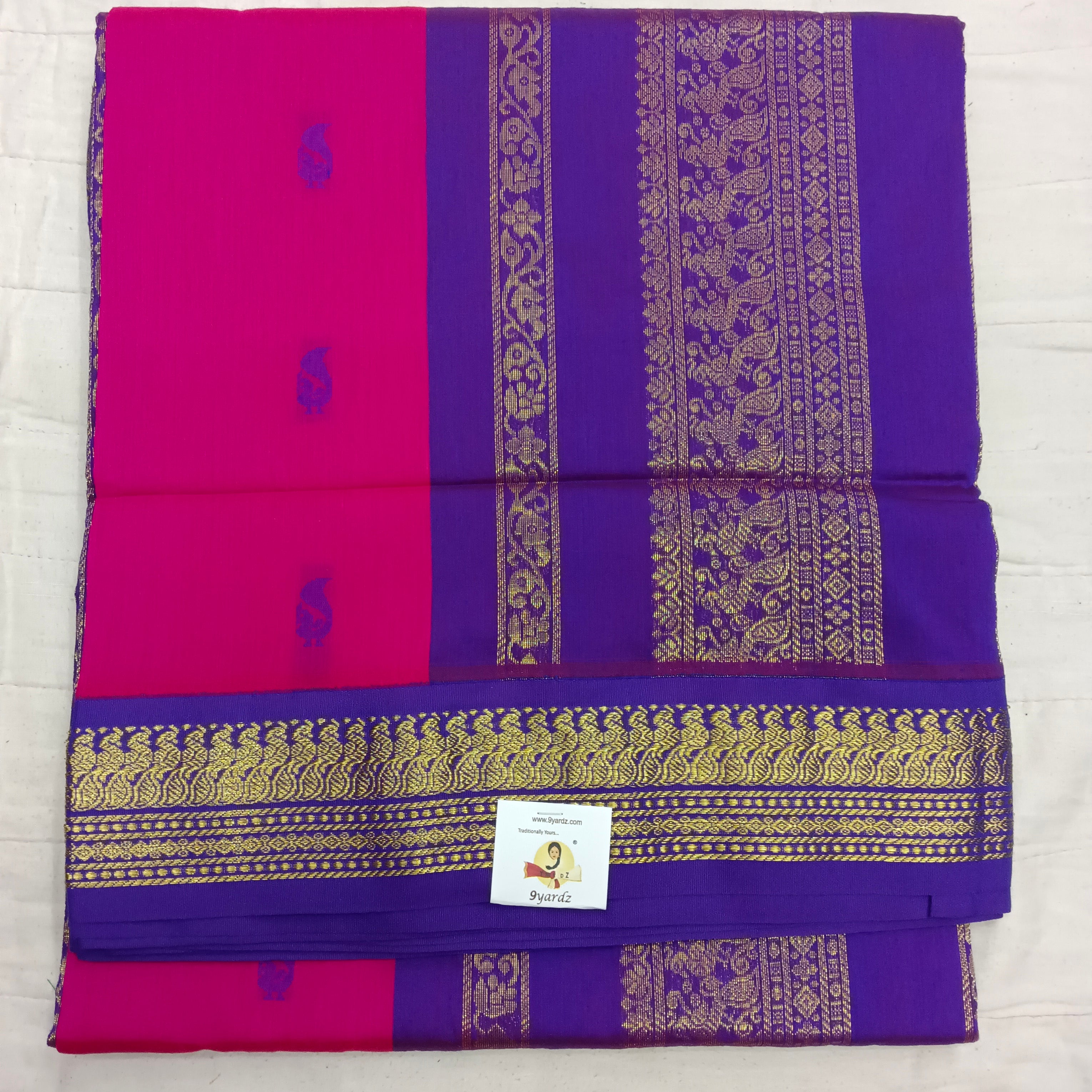 Kalyani Cotton Butta  9.5yards