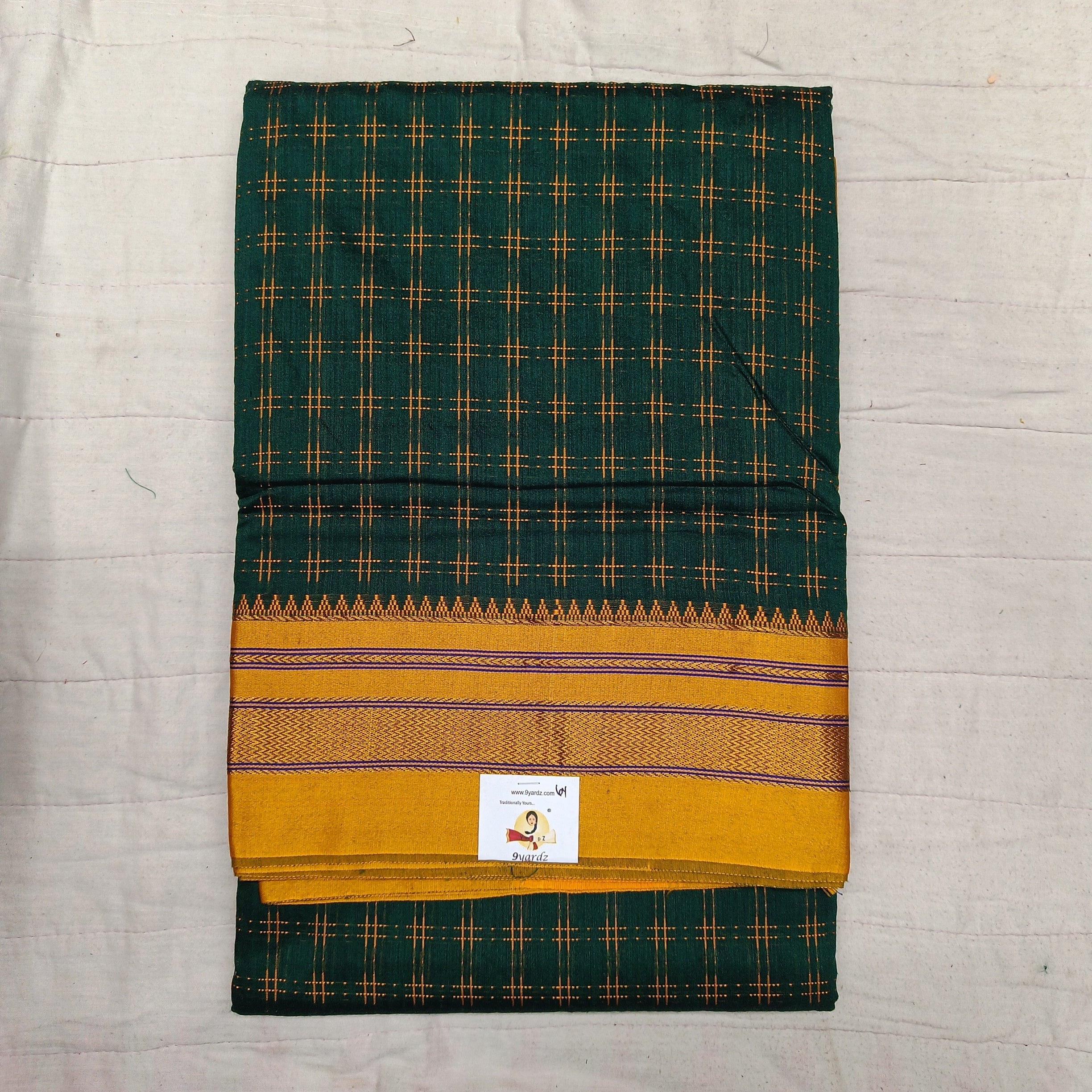 Ikkal embossed sarees