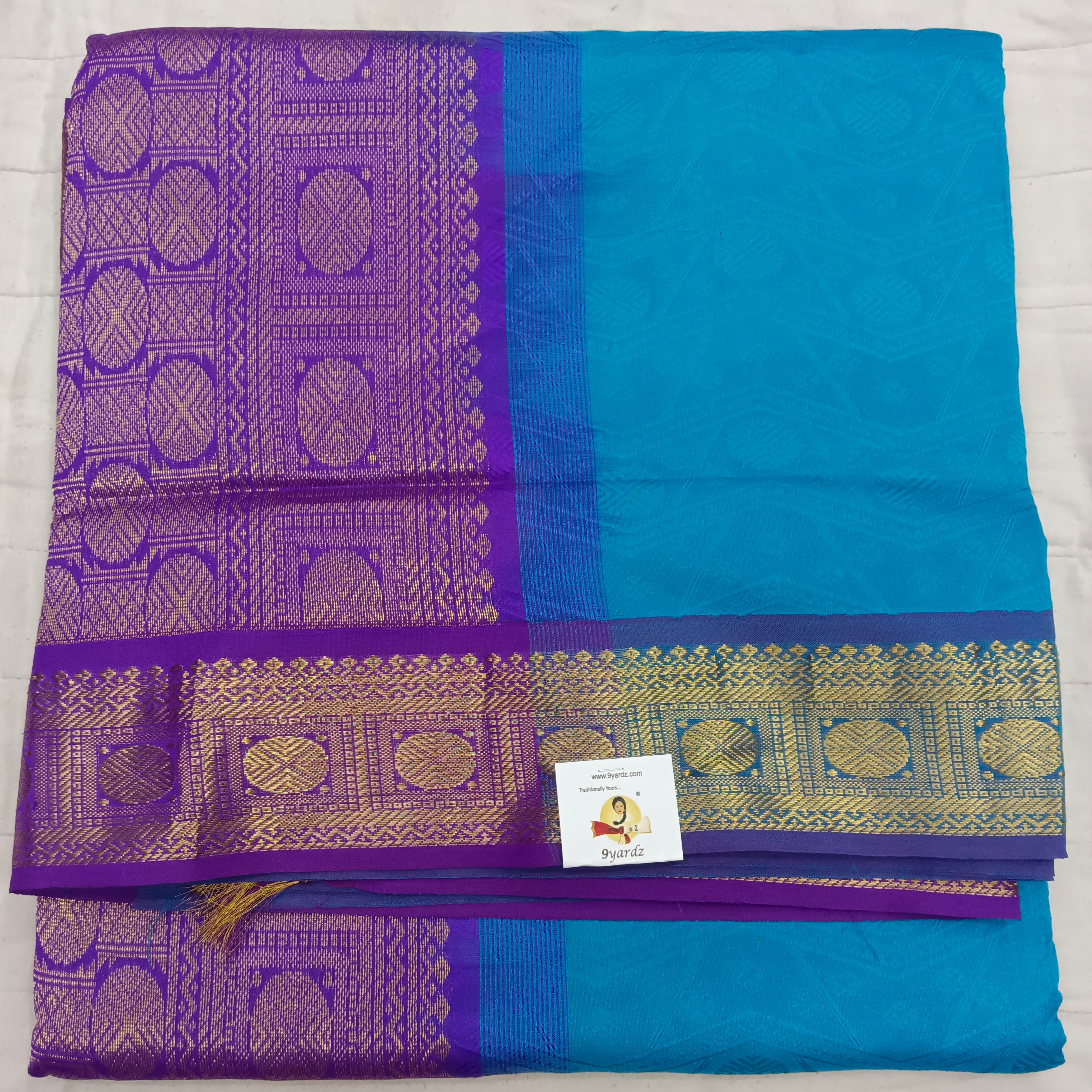 Semi Silk cotton Madisar embossed