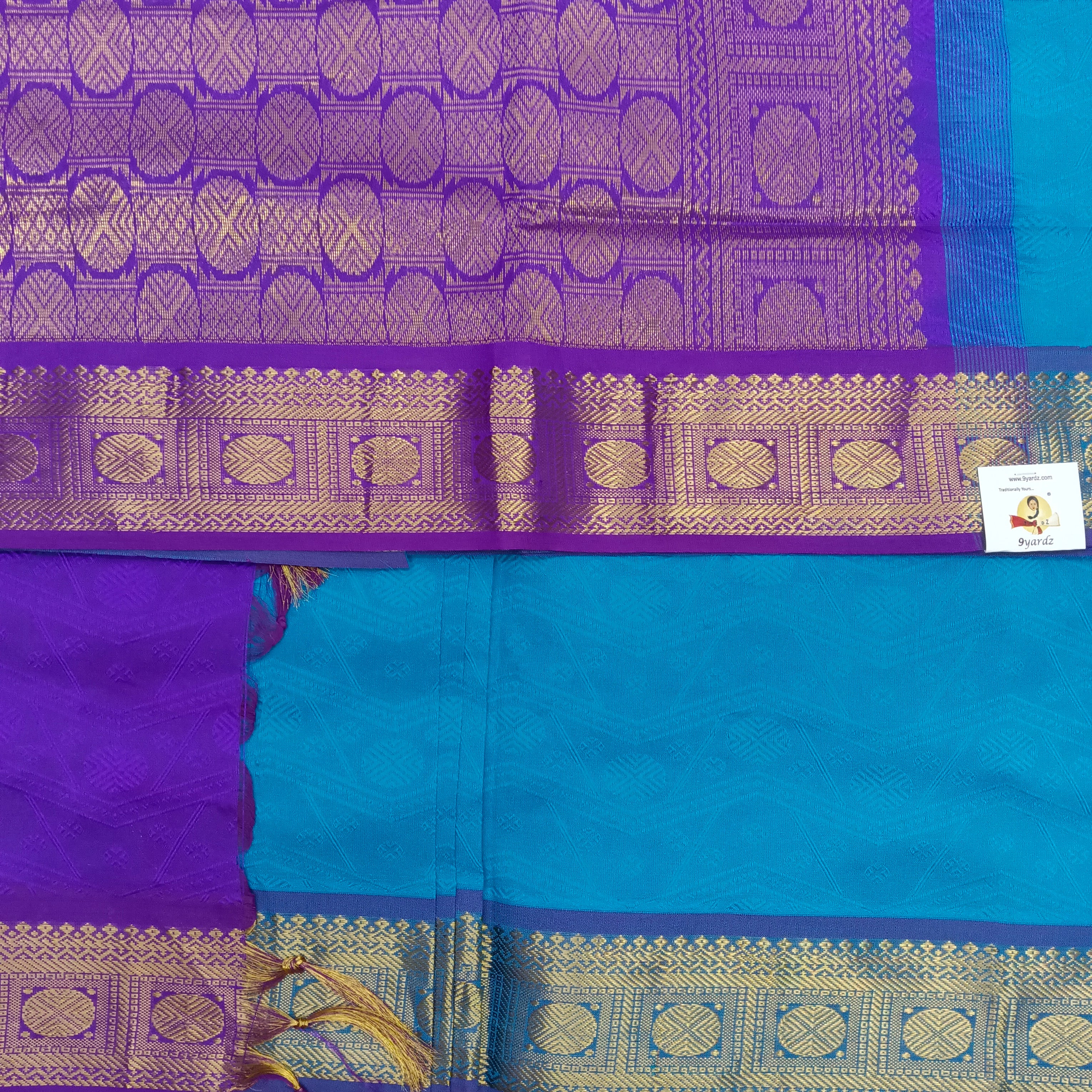 Semi Silk cotton Madisar embossed