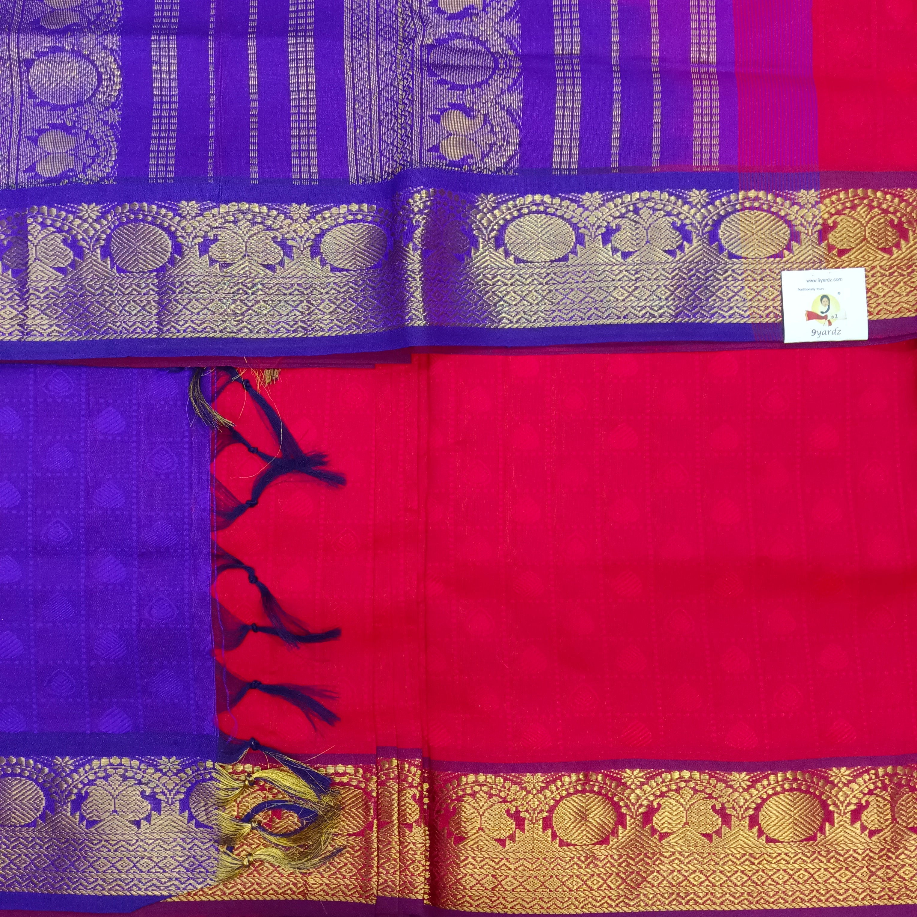 Semi Silk cotton Madisar embossed