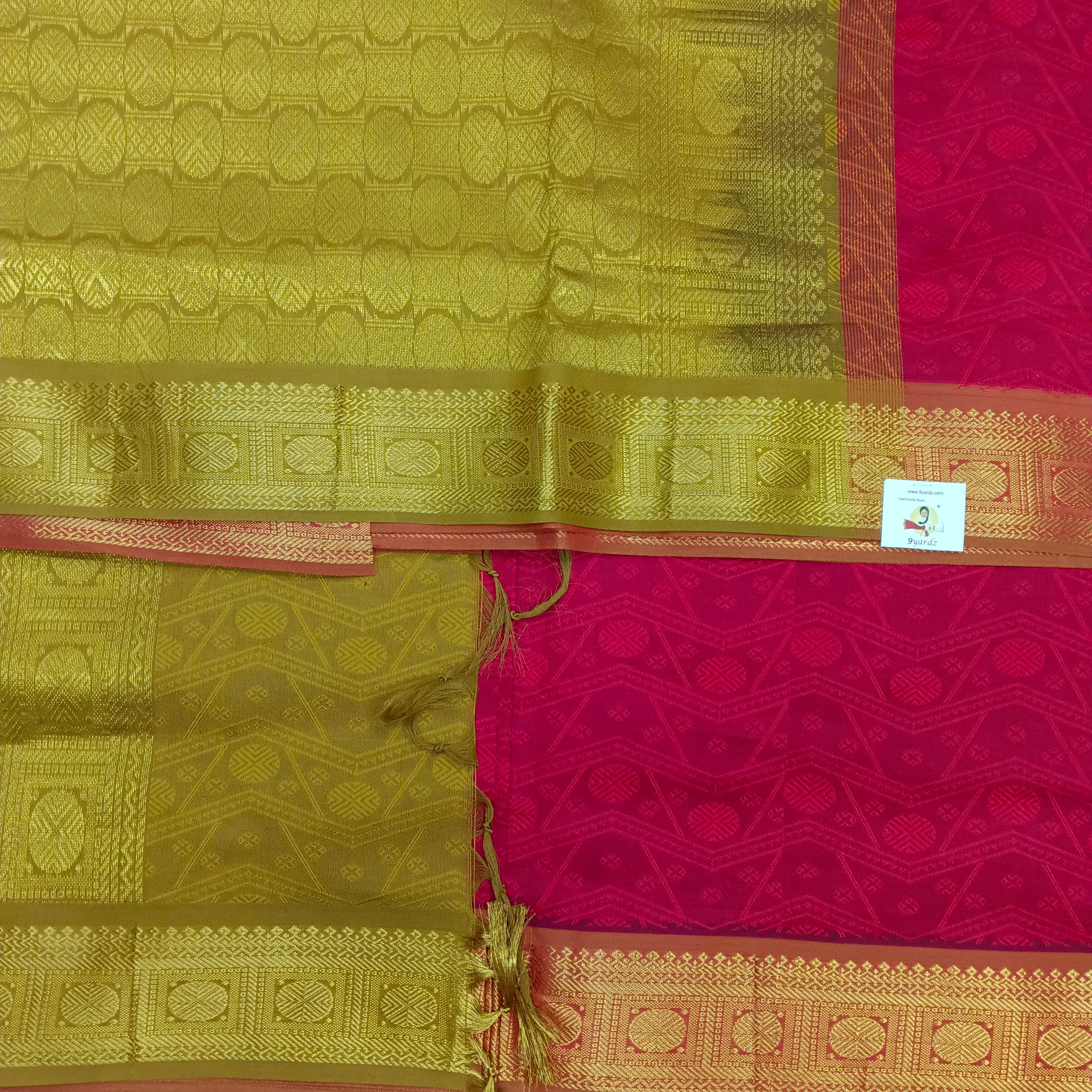 Semi Silk cotton Madisar embossed