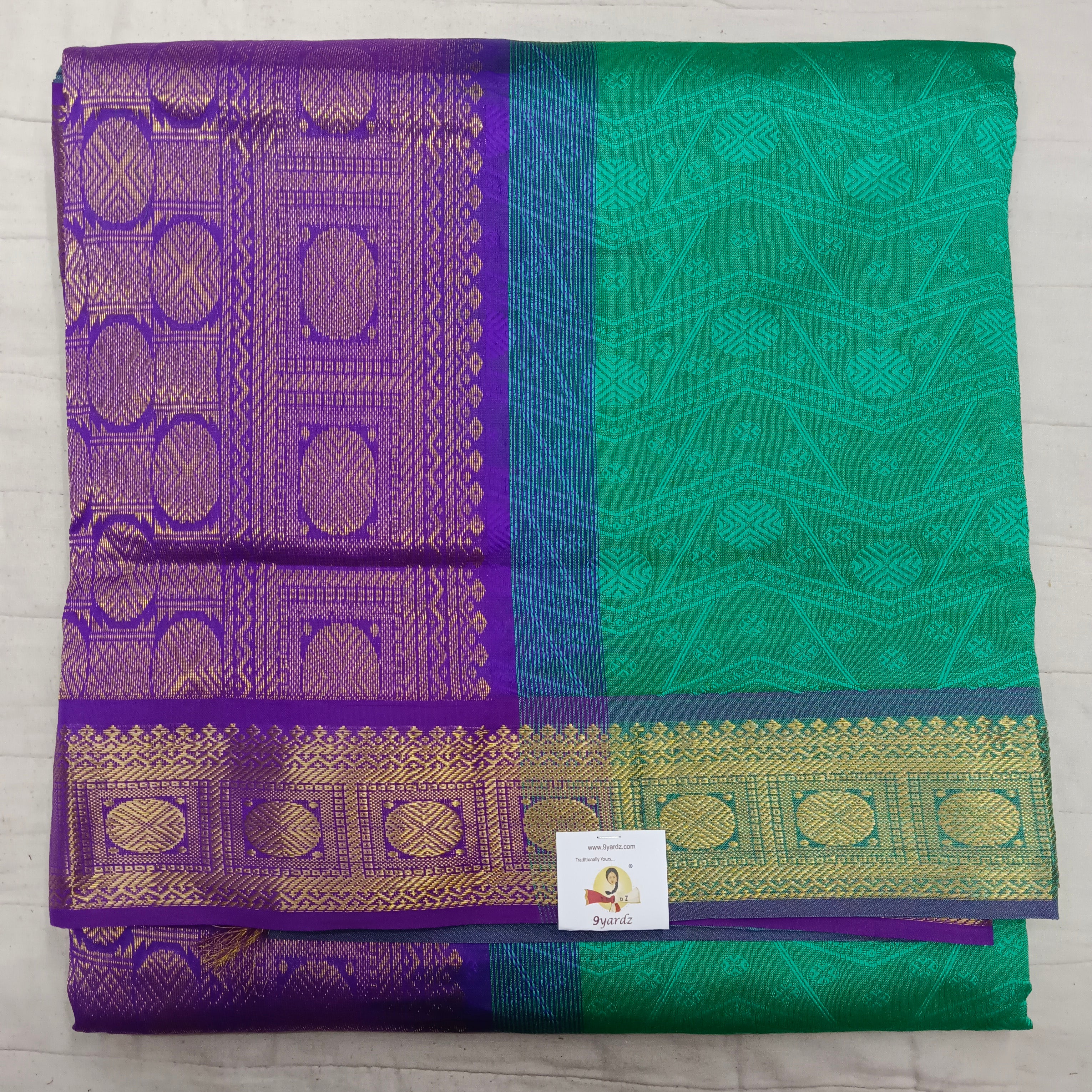 Semi Silk cotton Madisar embossed