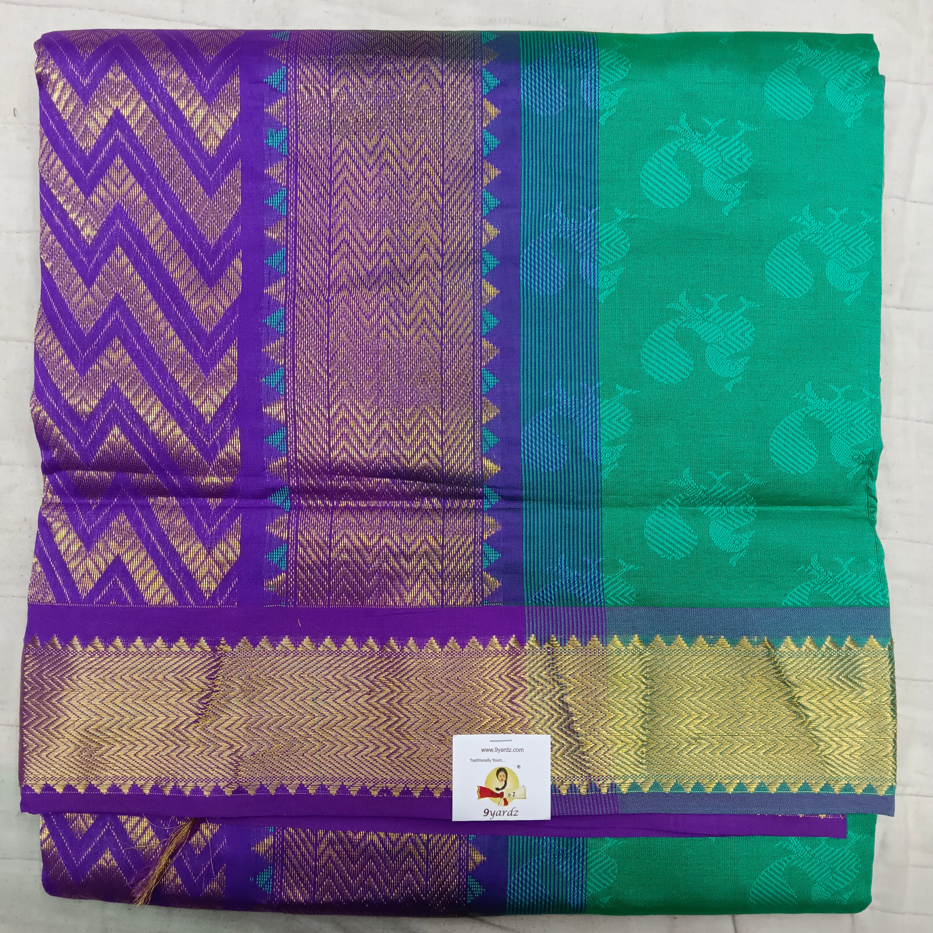 Semi Silk cotton Madisar embossed