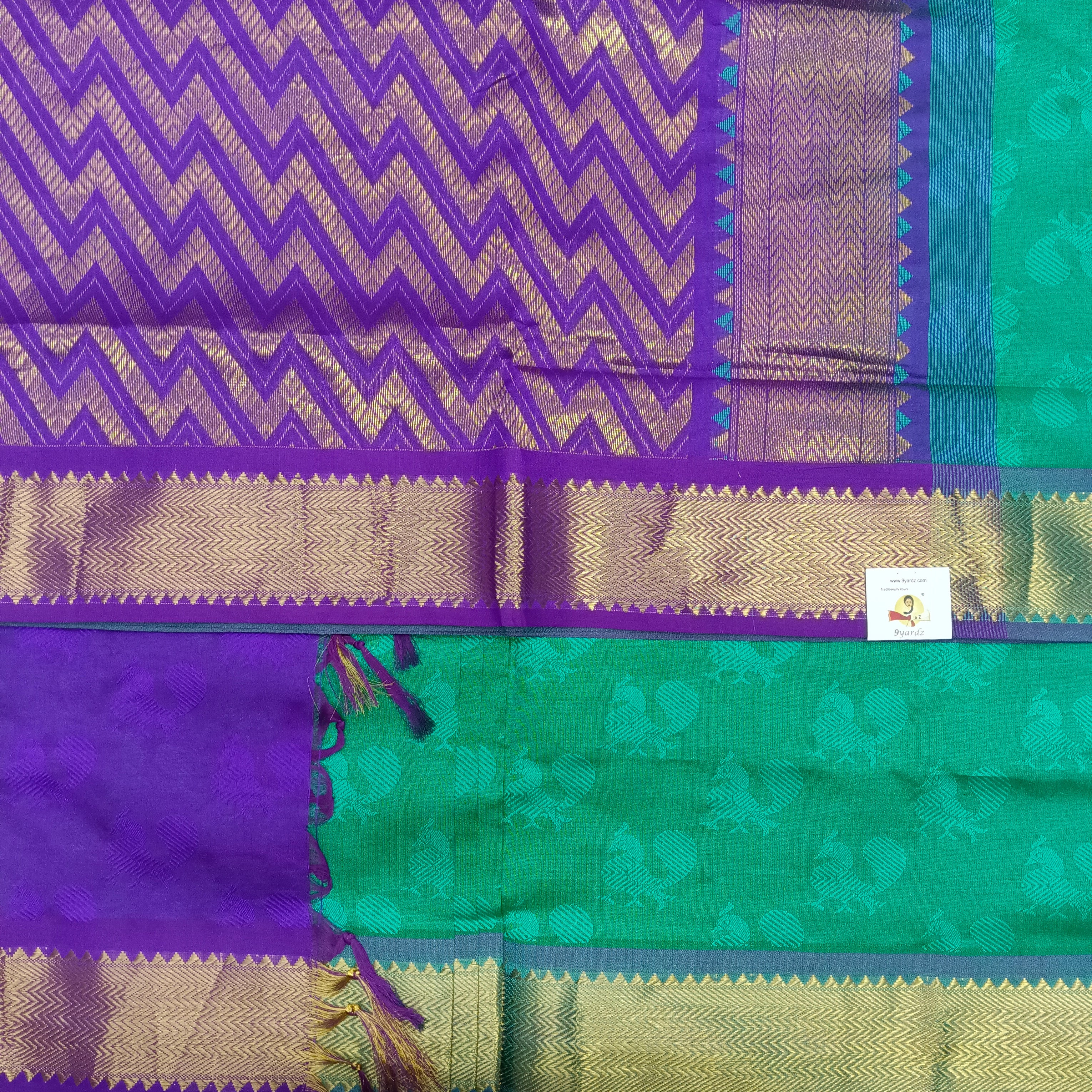Semi Silk cotton Madisar embossed