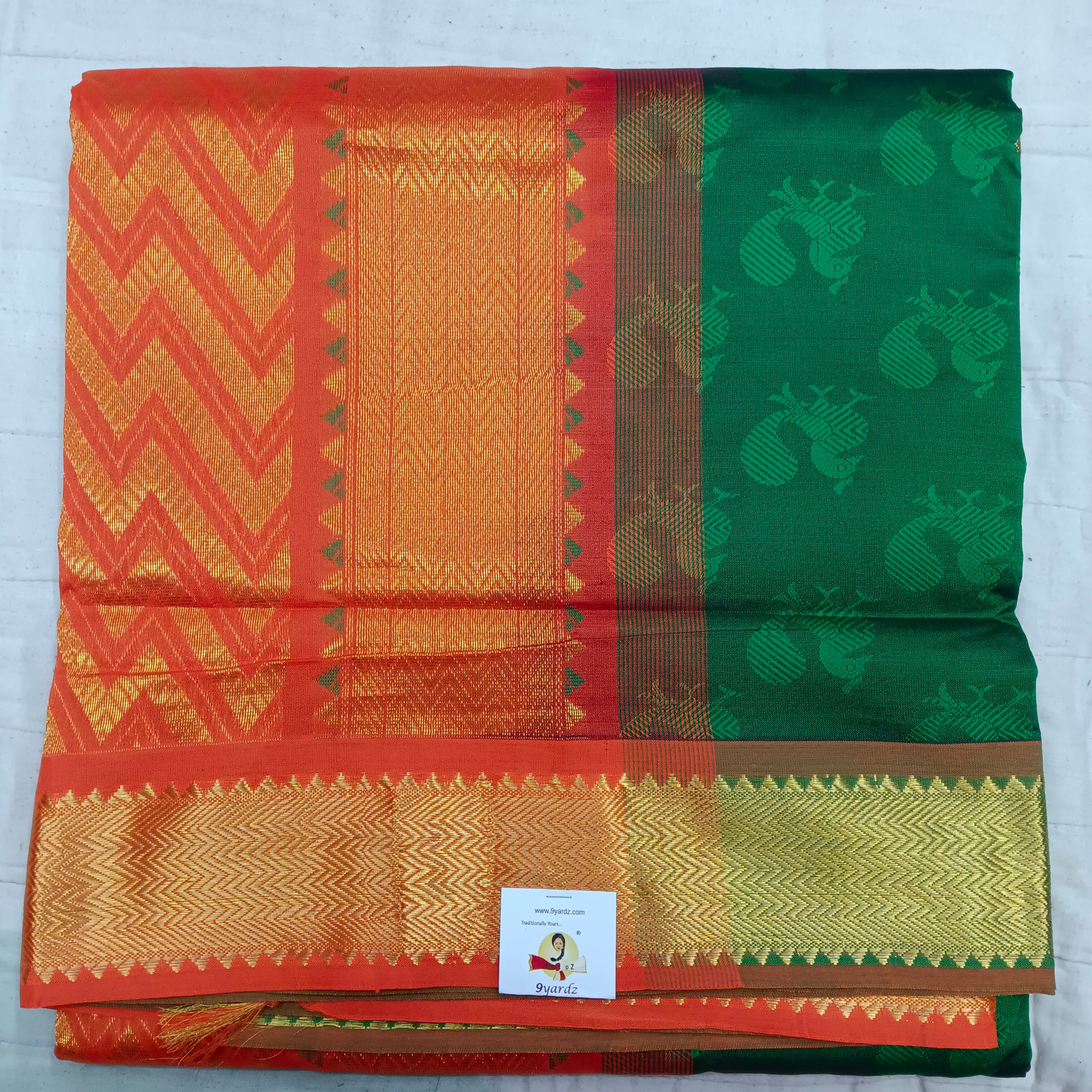 Semi Silk cotton Madisar embossed