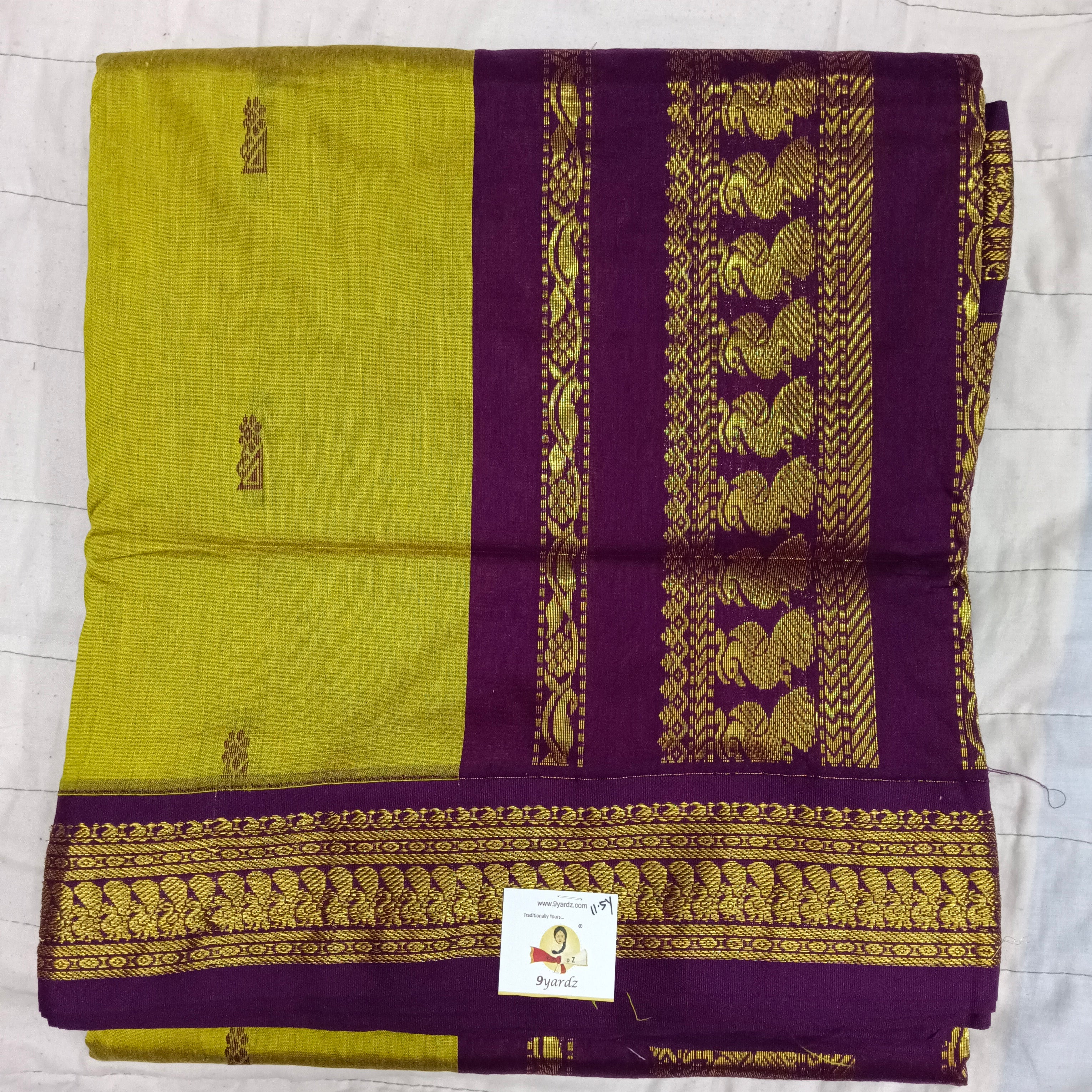 Kalyani cotton 11.5yardz(10.8mtrs)
