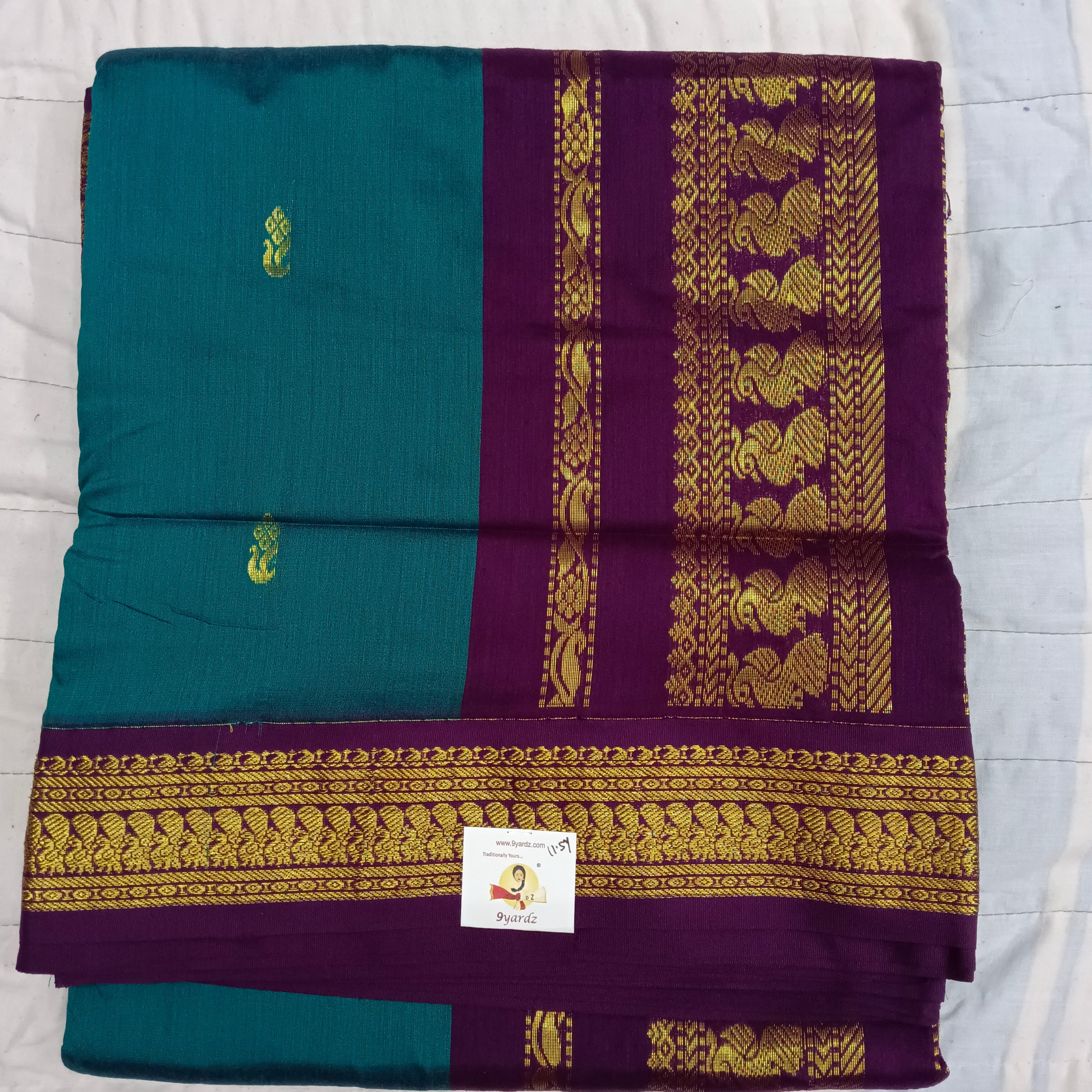 Kalyani cotton 11.5yardz(10.8mtrs)