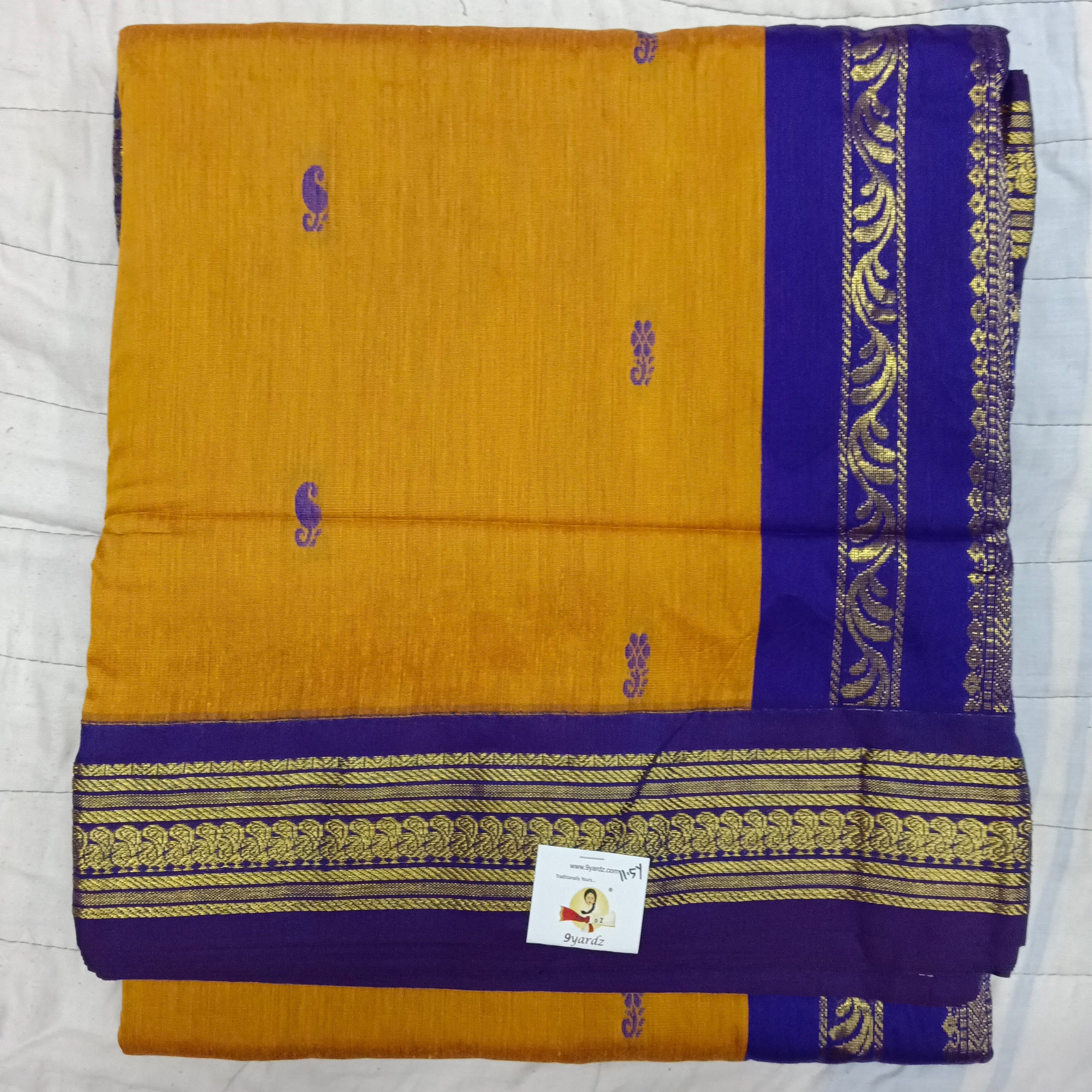 Kalyani cotton 11.5yardz(10.8mtrs)