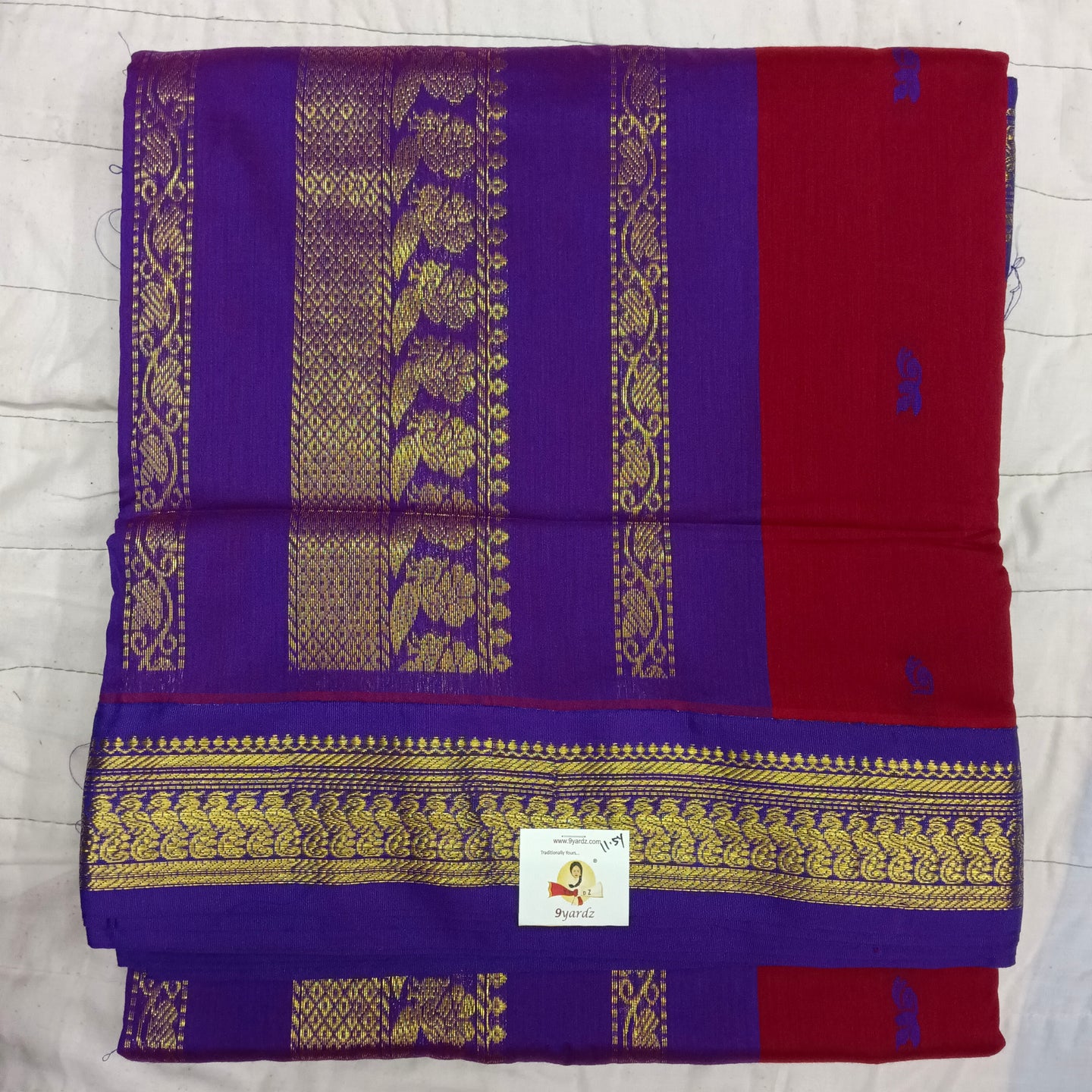 Kalyani cotton 11.5yardz(10.8mtrs)