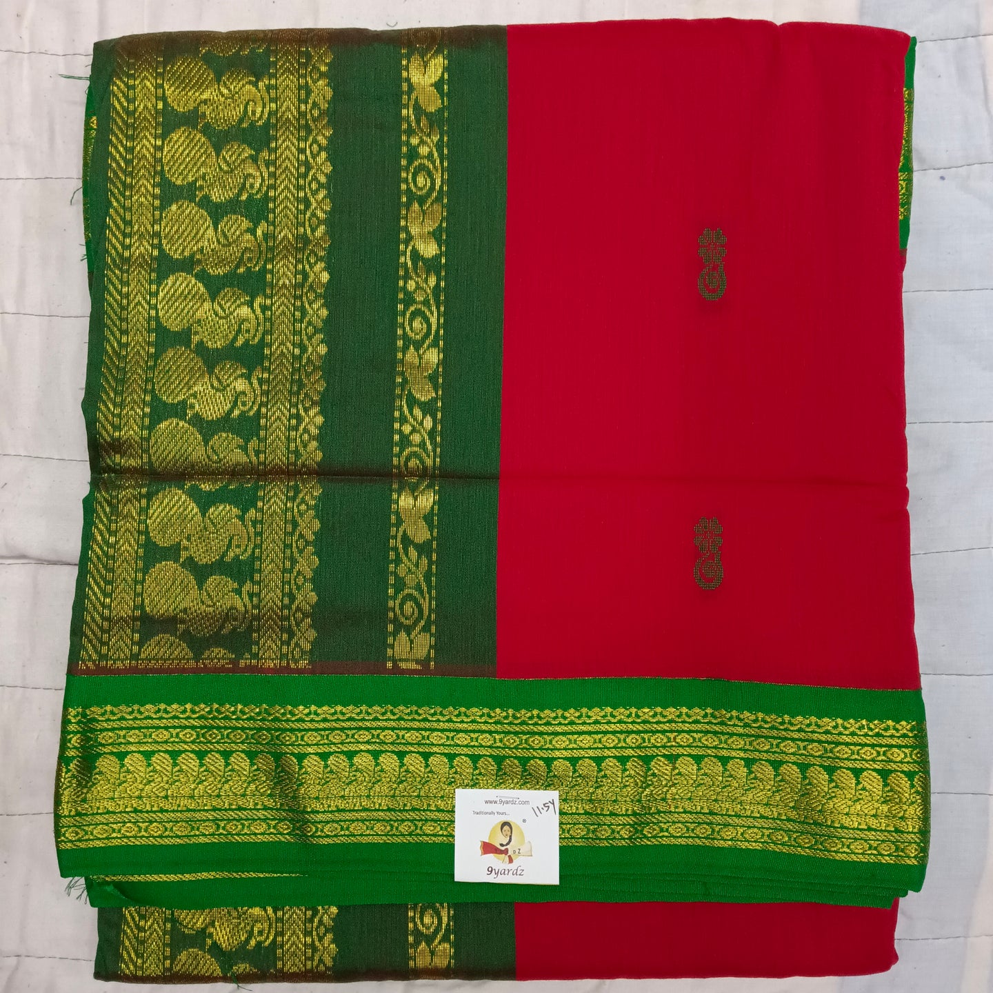 Kalyani cotton 11.5yardz(10.8mtrs)