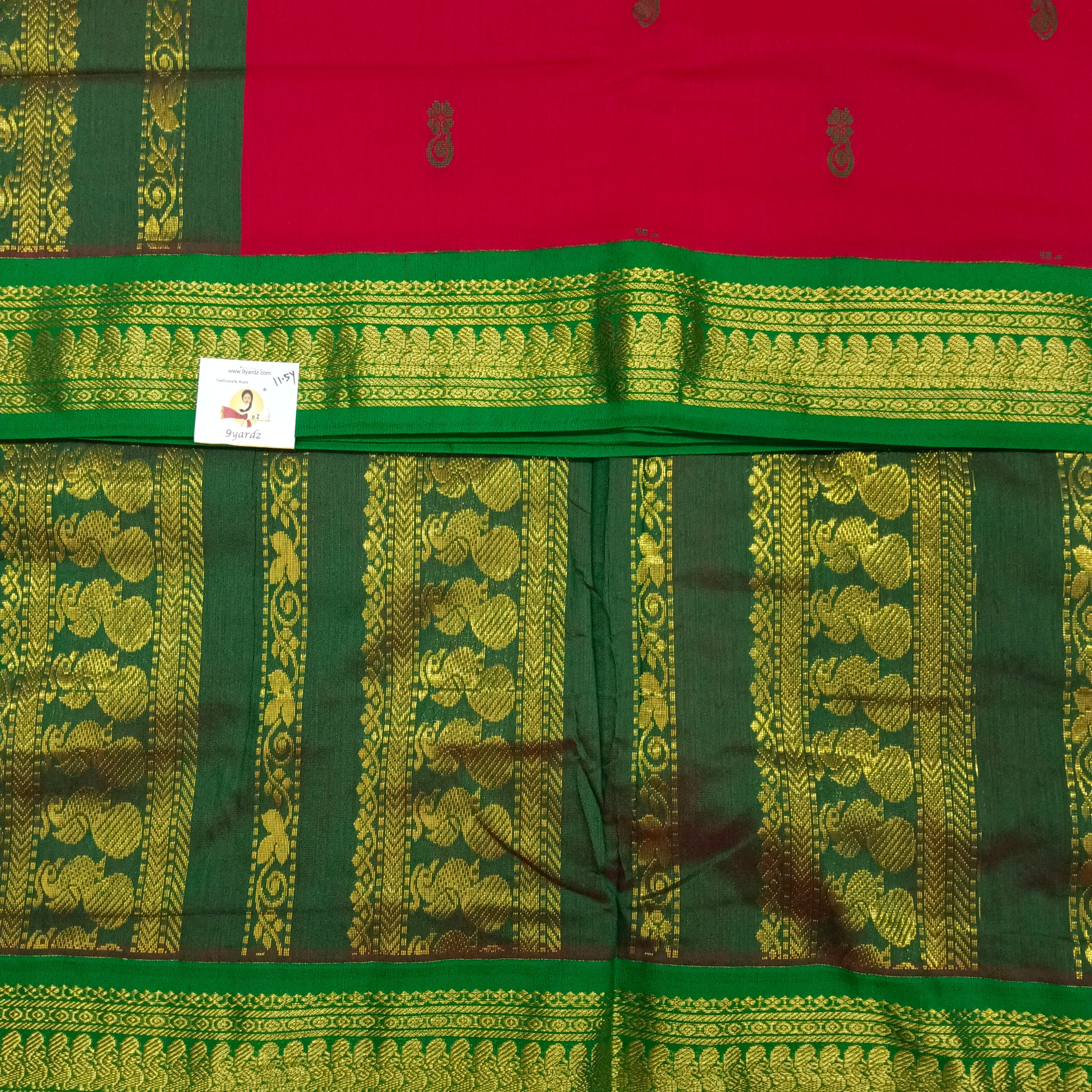 Kalyani cotton 11.5yardz(10.8mtrs)