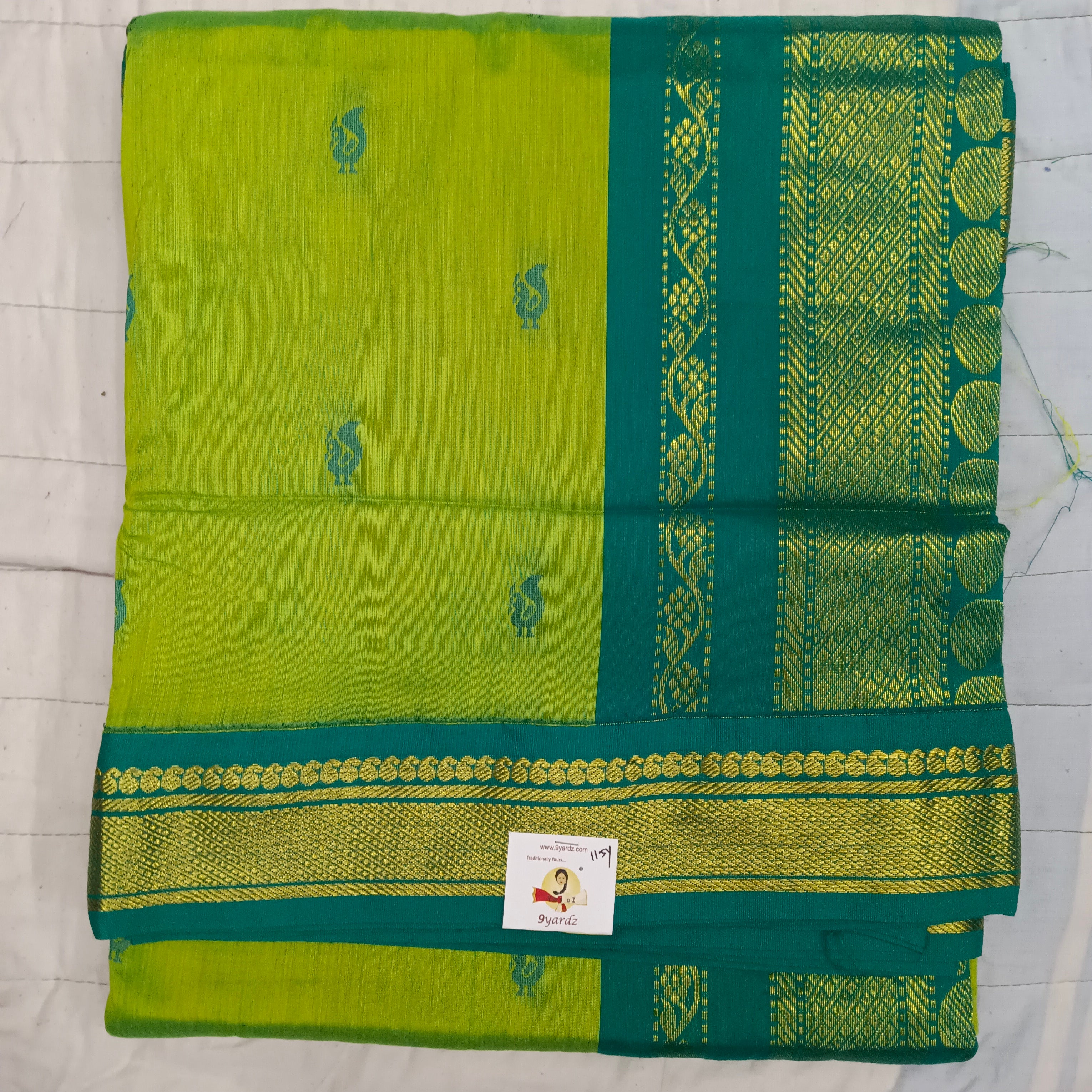 Kalyani cotton 11.5yardz(10.8mtrs)