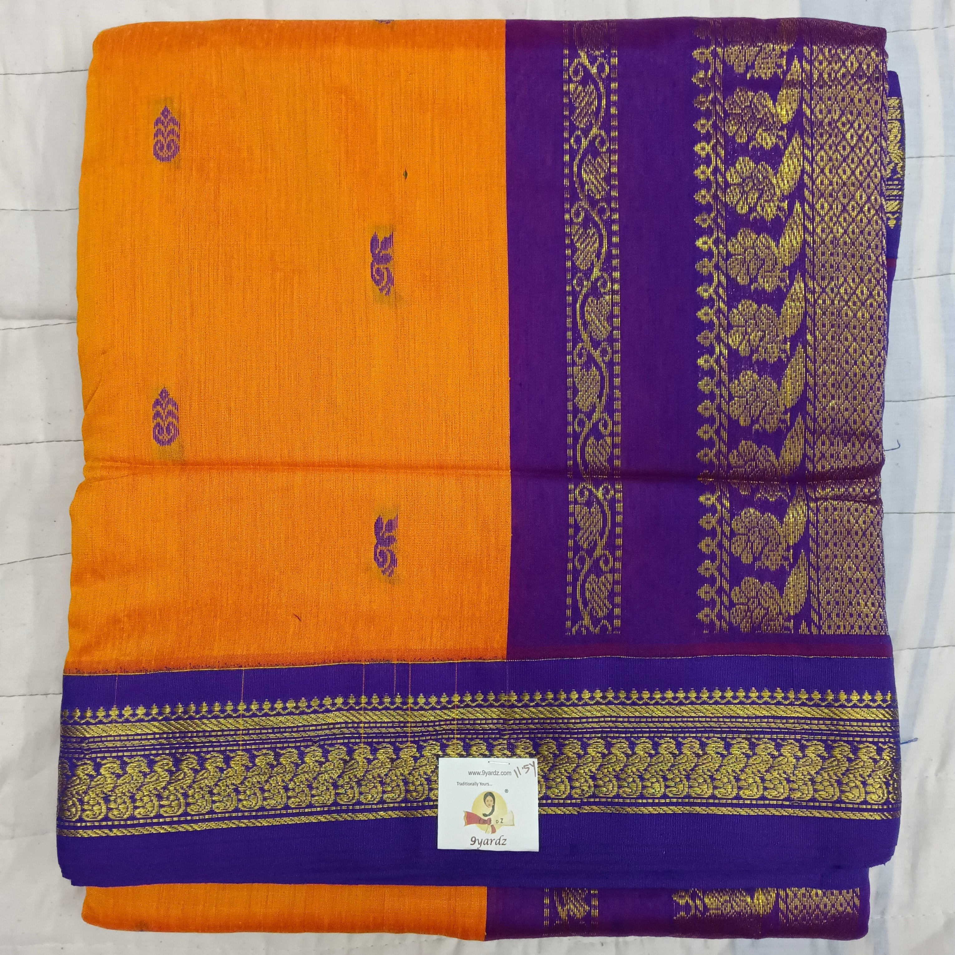 Kalyani cotton 11.5yardz(10.8mtrs)