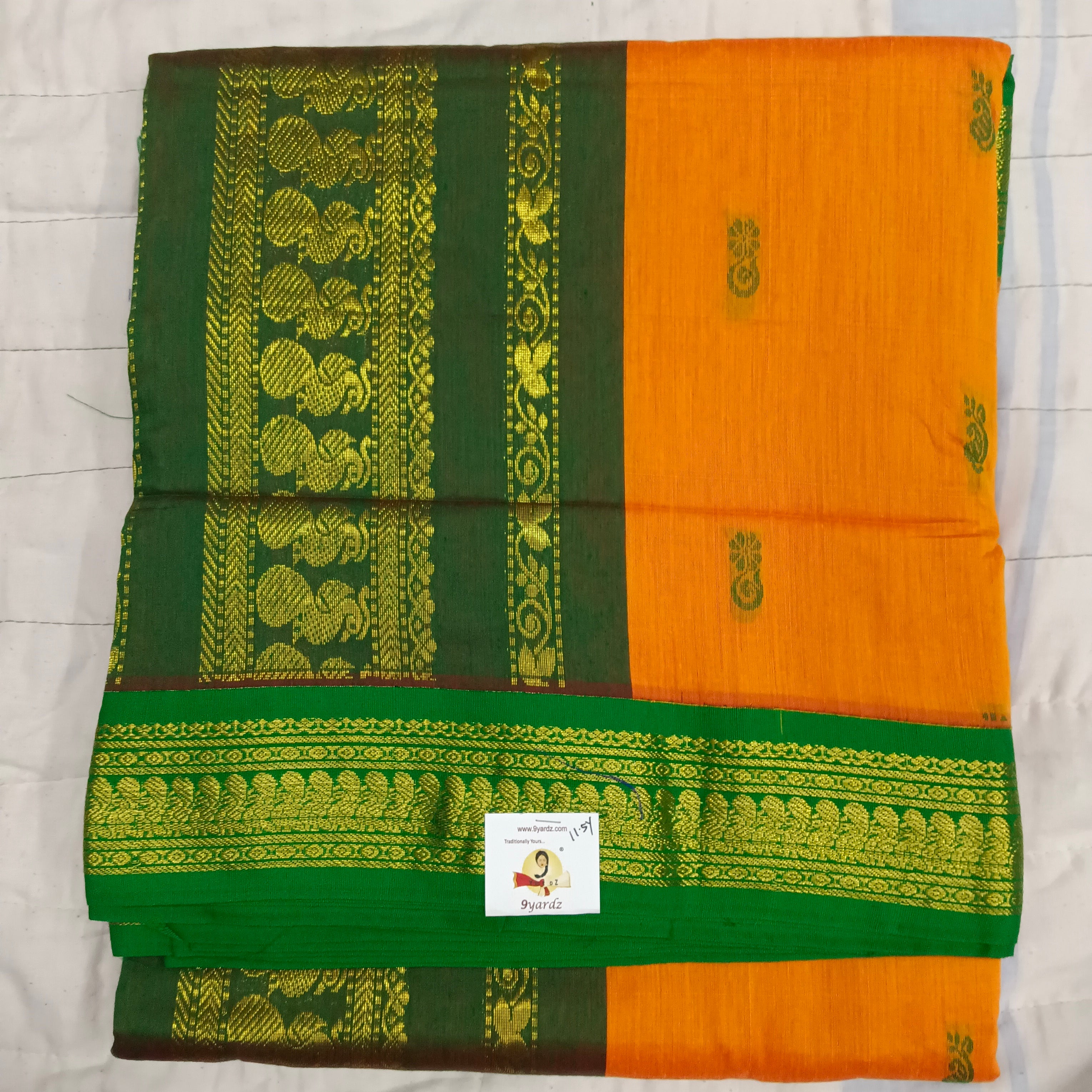 Kalyani cotton 11.5yardz(10.8mtrs)