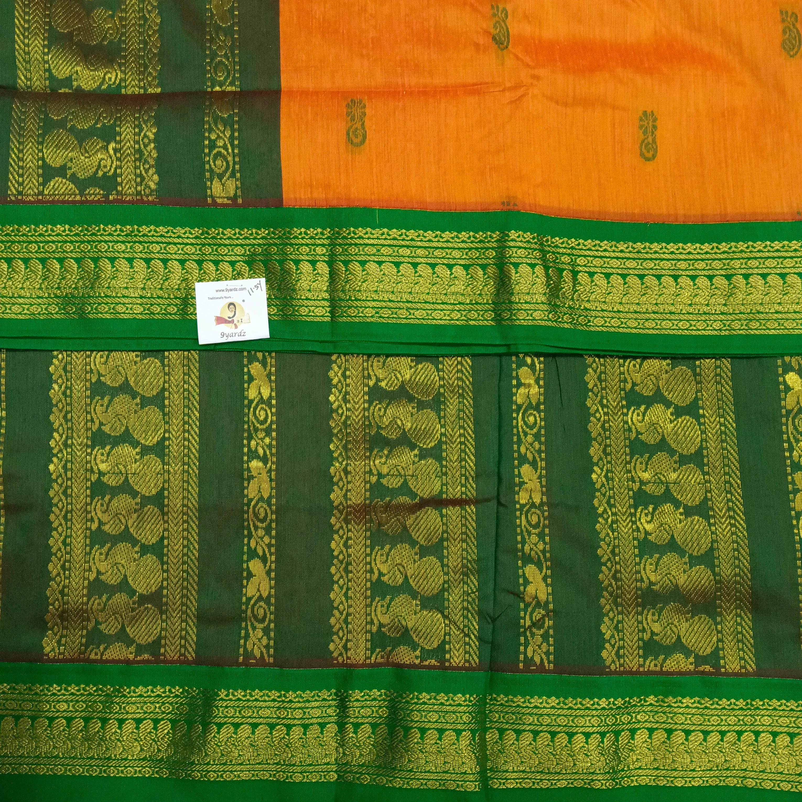 Kalyani cotton 11.5yardz(10.8mtrs)