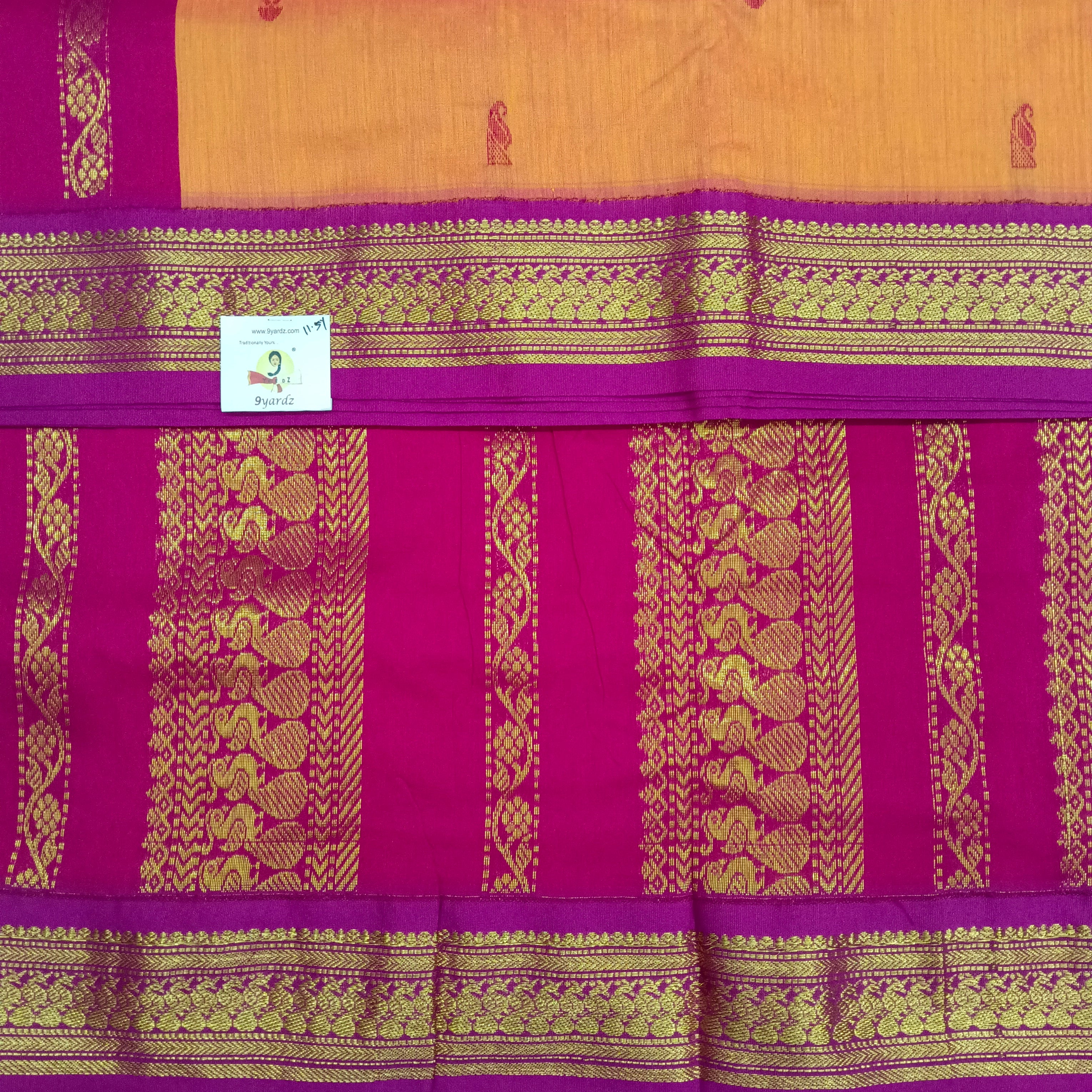 Kalyani cotton 11.5yardz(10.8mtrs)