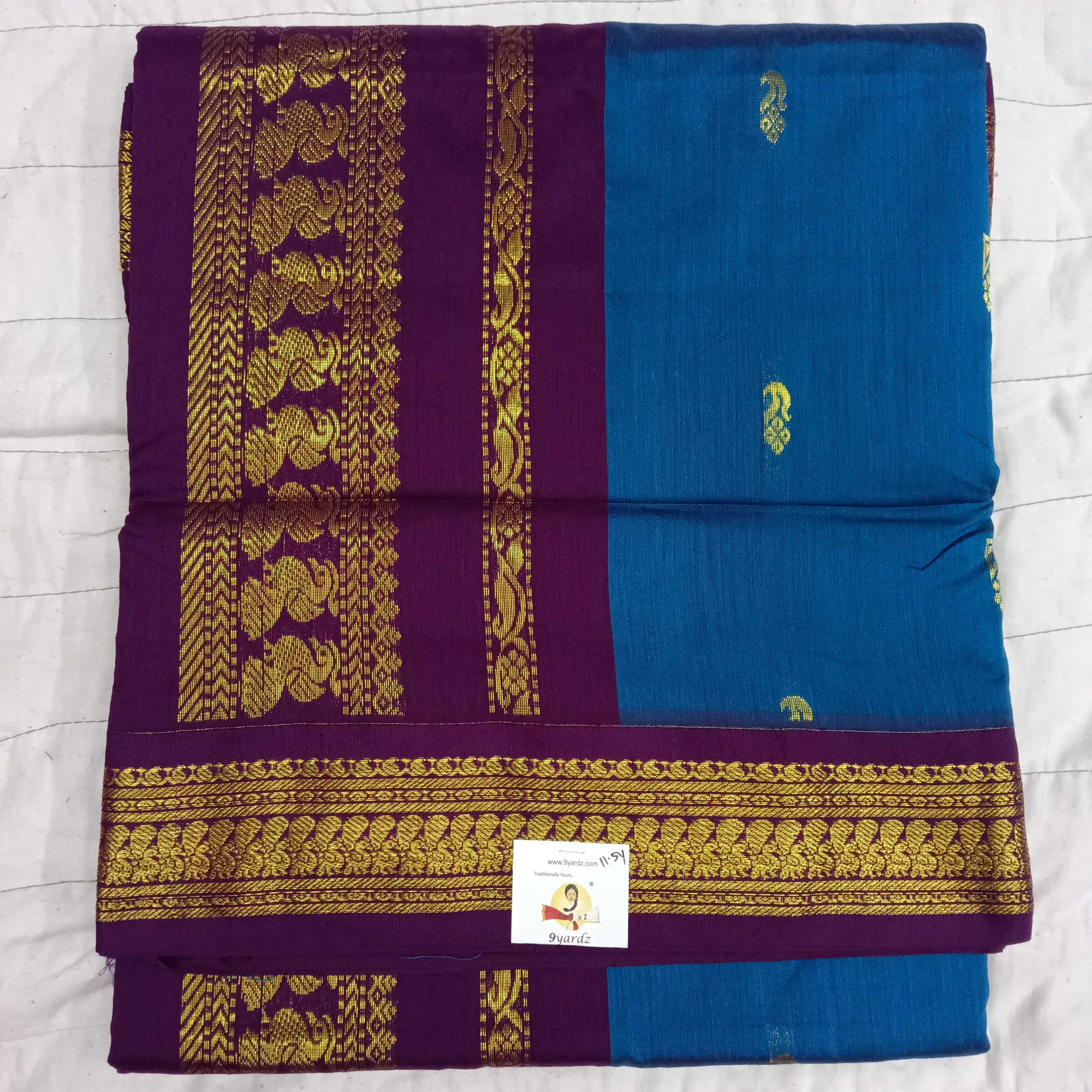 Kalyani cotton 11.5yardz(10.8mtrs)