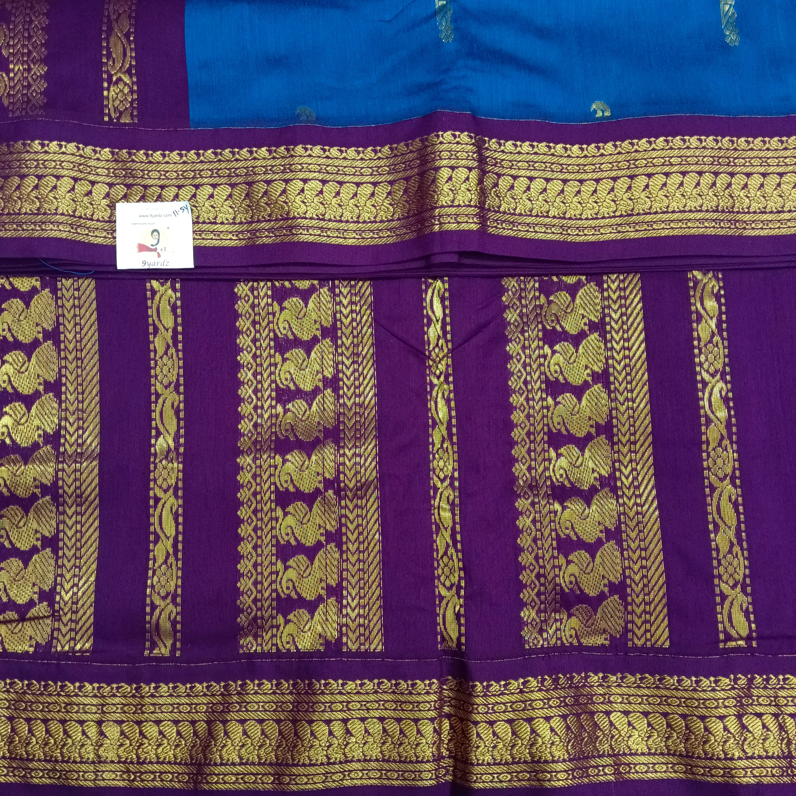 Kalyani cotton 11.5yardz(10.8mtrs)