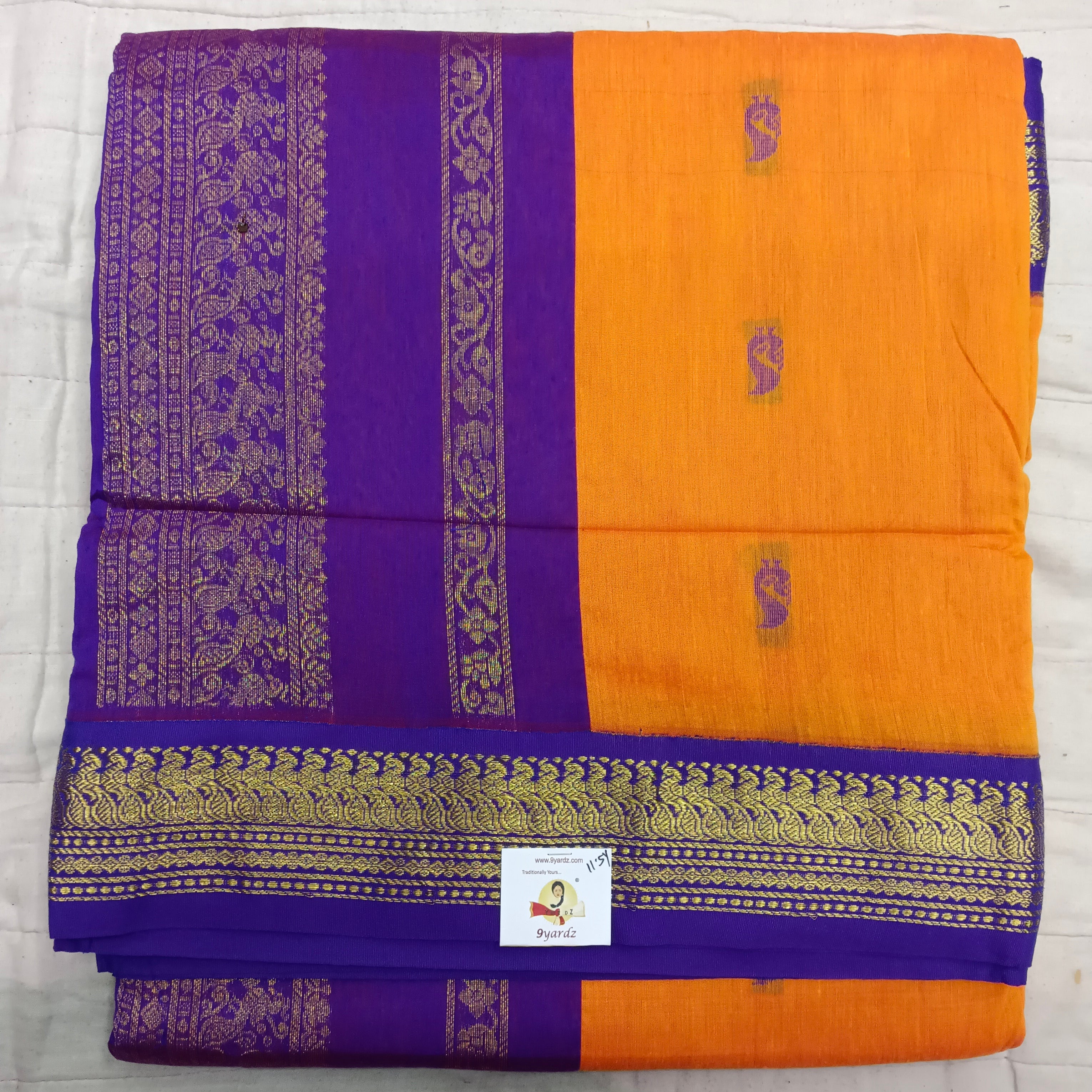 Kalyani cotton 11.5yardz(10.8mtrs)
